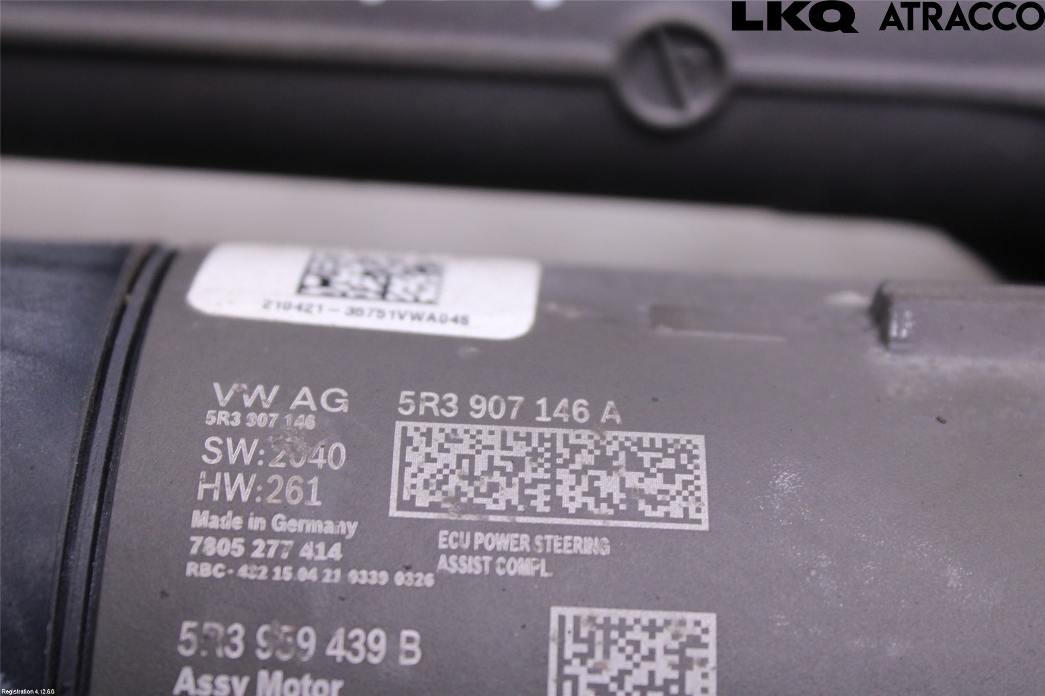 Volkswagen VW CADDY 21- Styrväxel-Snäcka Elektrisk