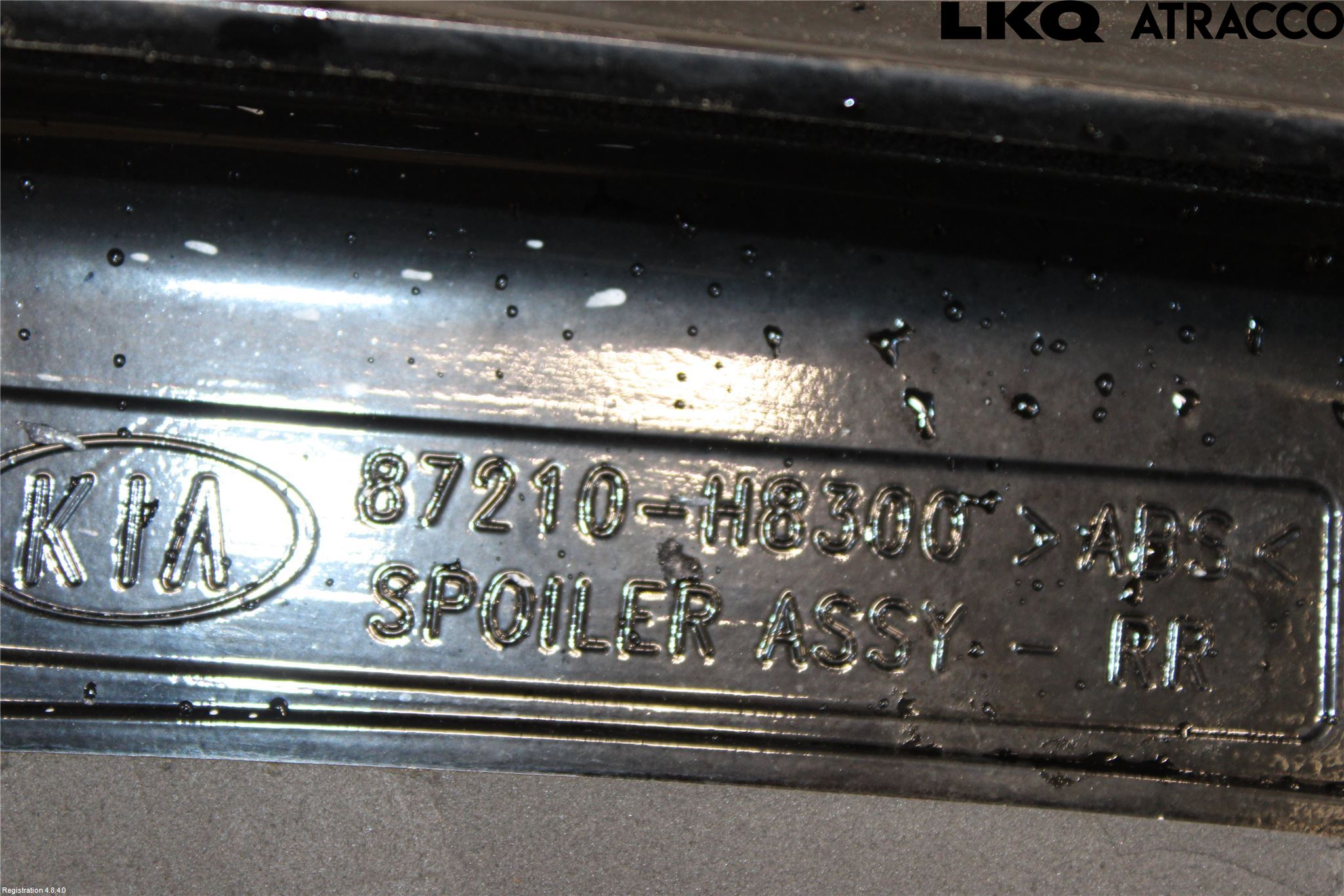 Kia RIO 17- Spoiler Baklucka