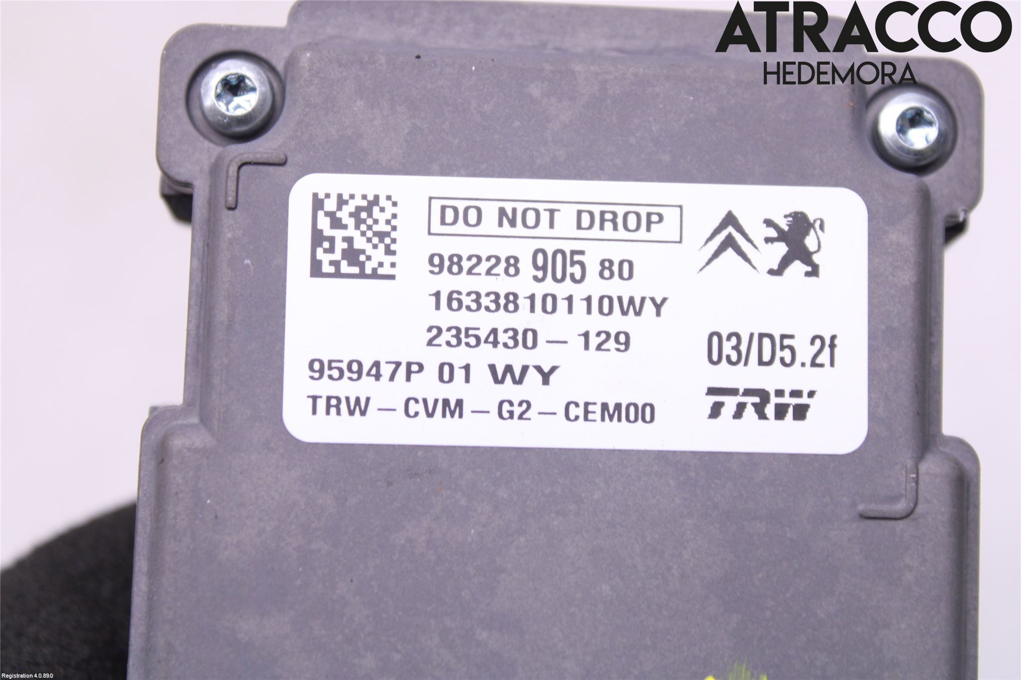 Citroen C3 10-17 Sensor Aktivt Kollisionsskydd