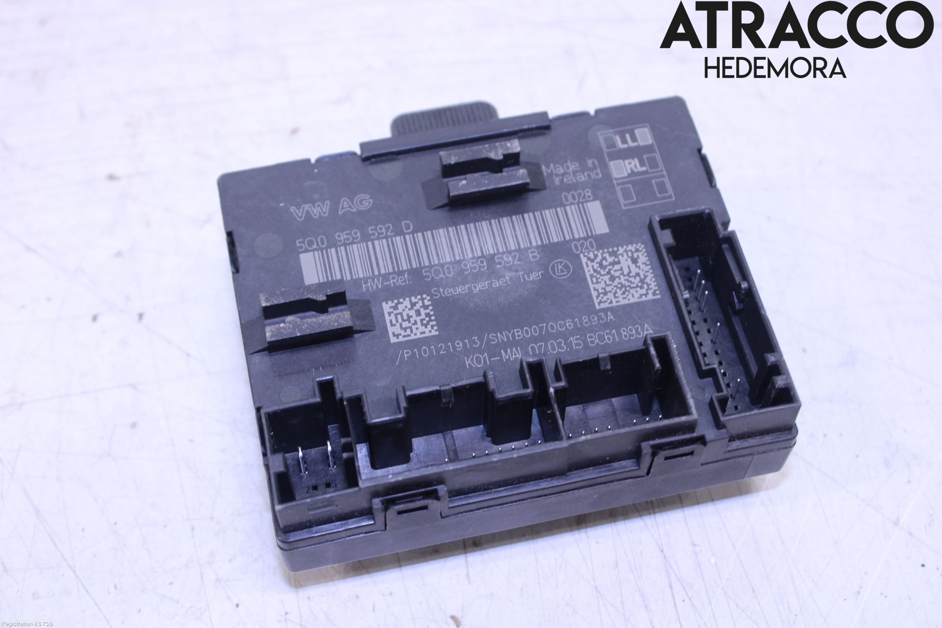 Audi A3/S3 8V 13-20 Styrenhet Dörr