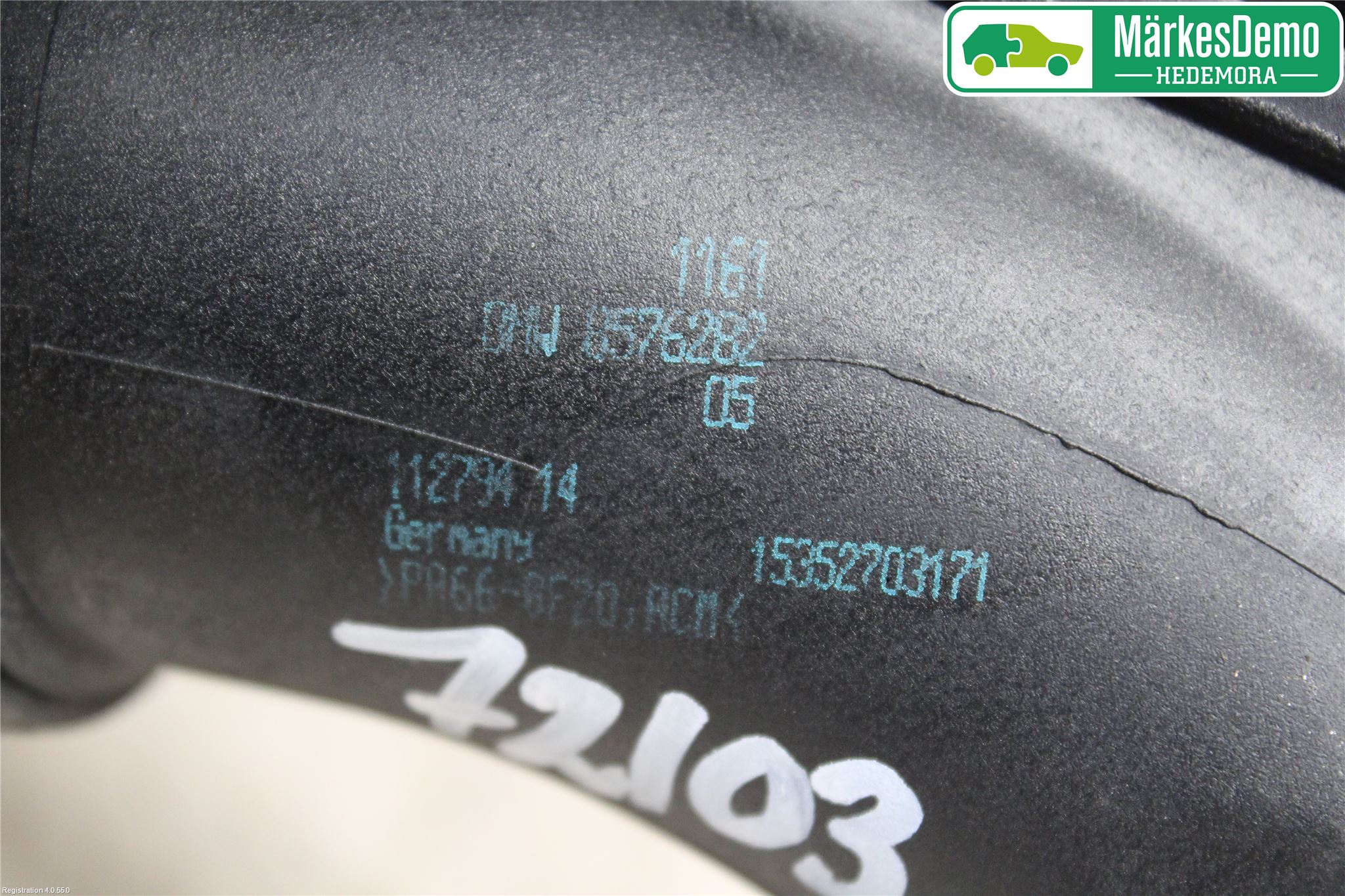 Mini ONE/COOPER 3DR F56 14-24 Laddluft-Intercoolerrör