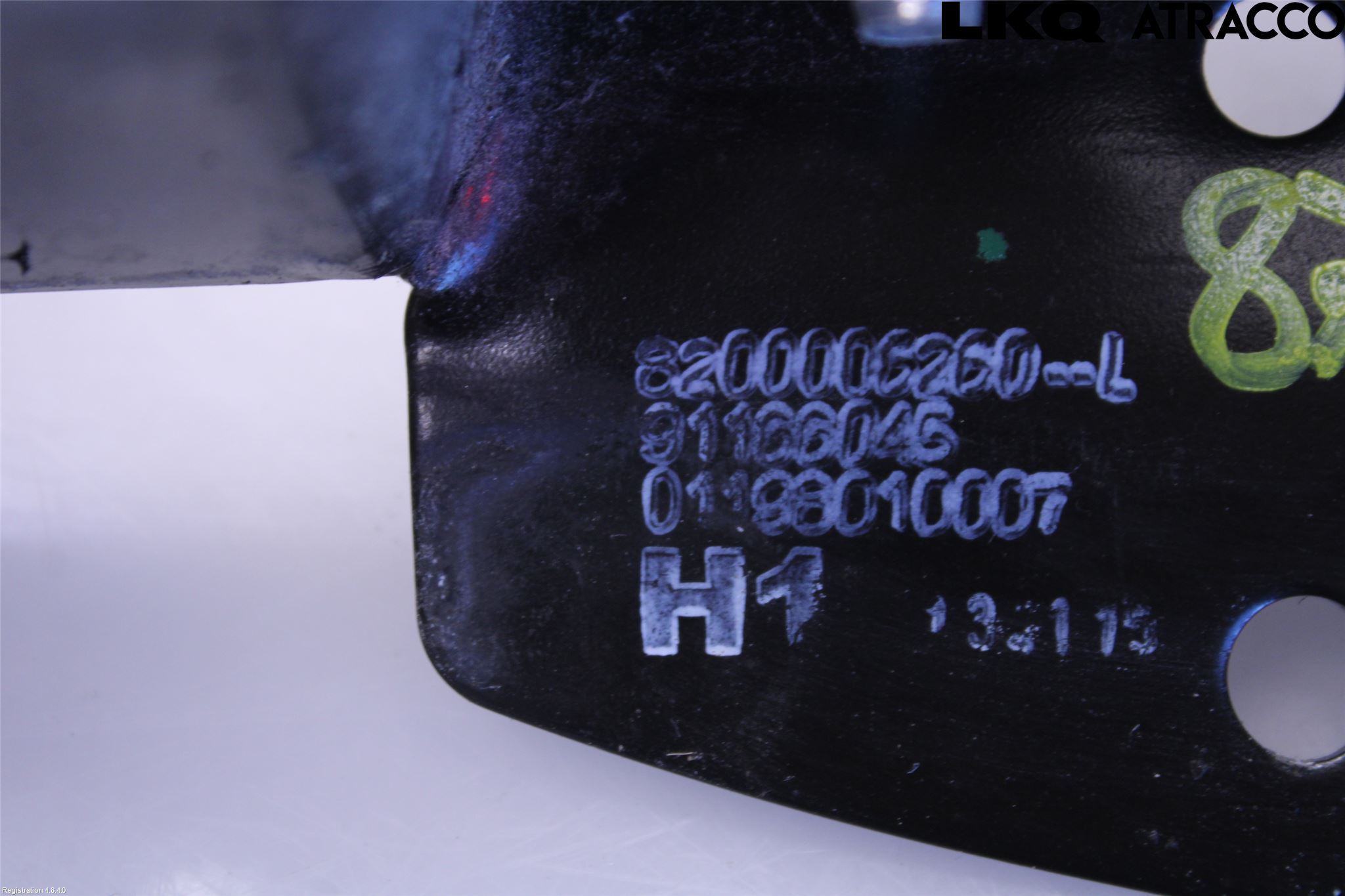 Opel VIVARO 15-19 Bakluckehandtag Inre