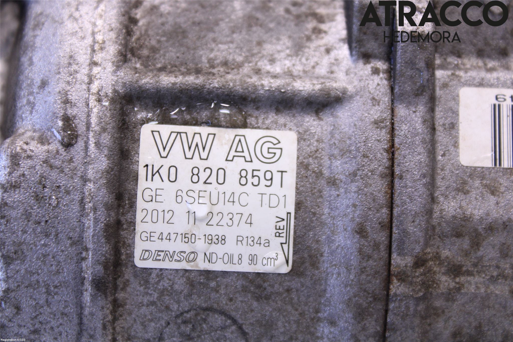 Volkswagen VW PASSAT 11-14 Ac Kompressor