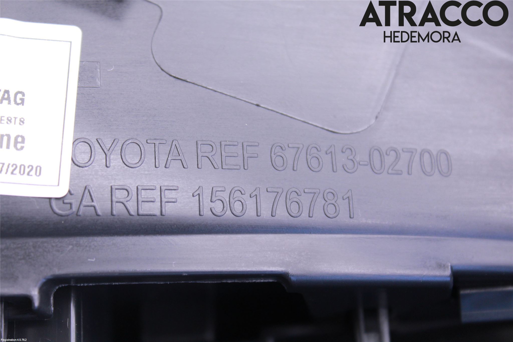 Toyota COROLLA 19- Dörrklädsel Hö