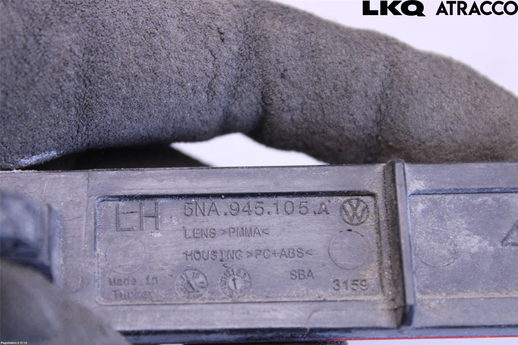 Volkswagen VW TIGUAN 16-24 Dimljus/Reflex Bak