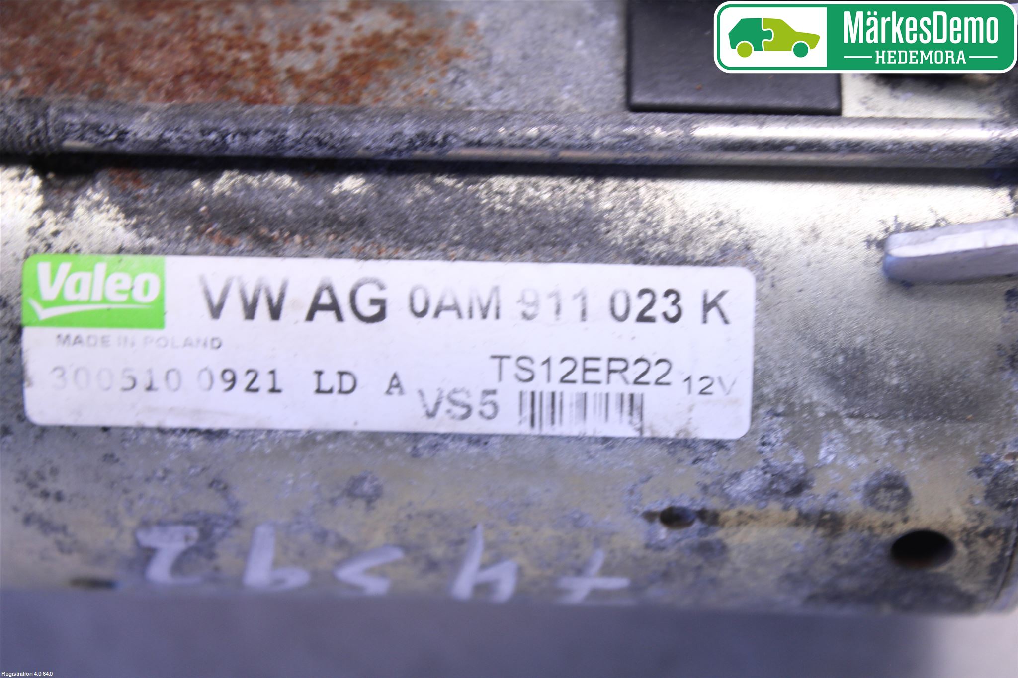 Volkswagen VW POLO 10-17 Startmotor