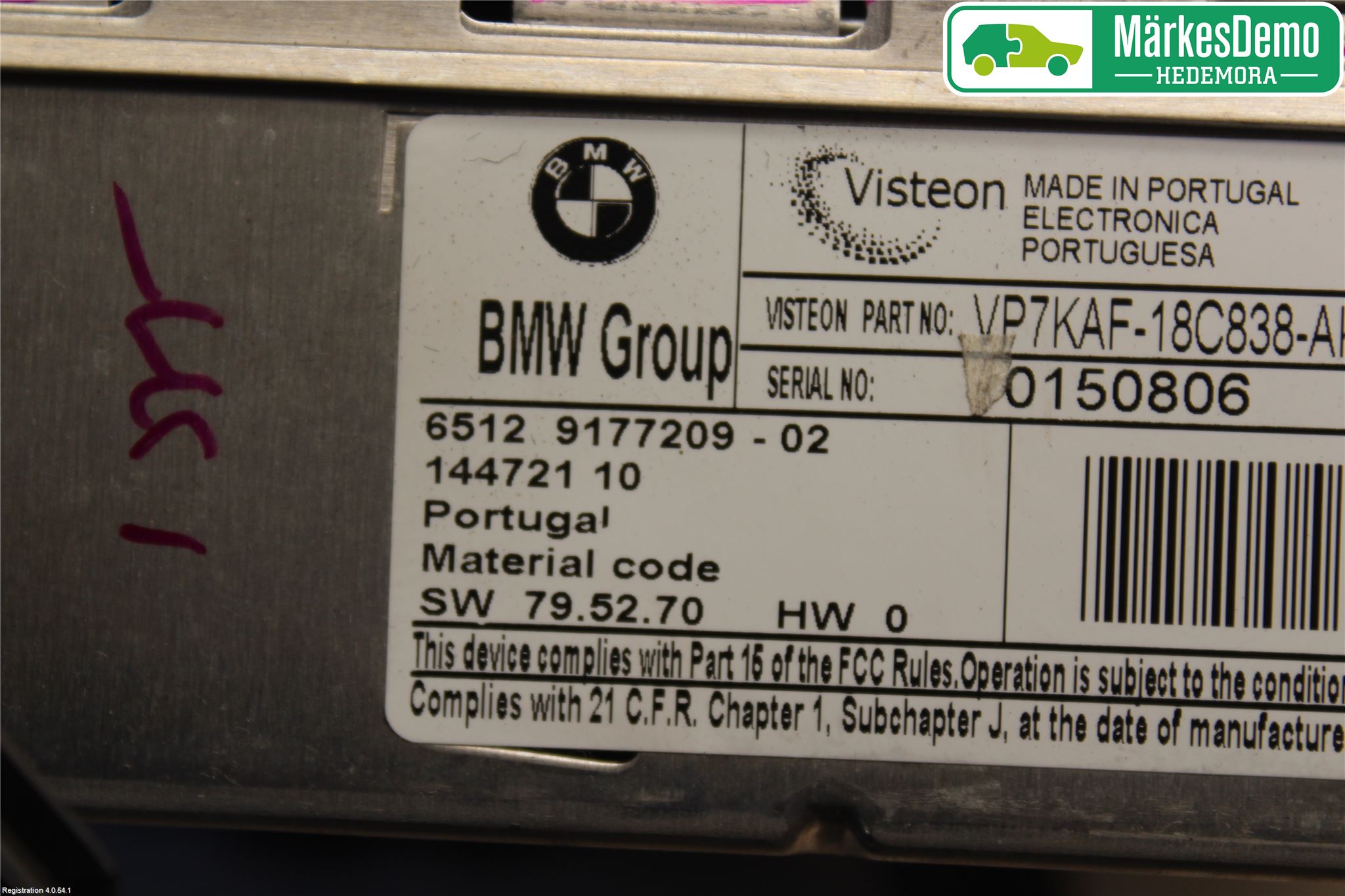 BMW 1 E87/81 5D/3D 03-11 Cd Radio - Multimediapanel