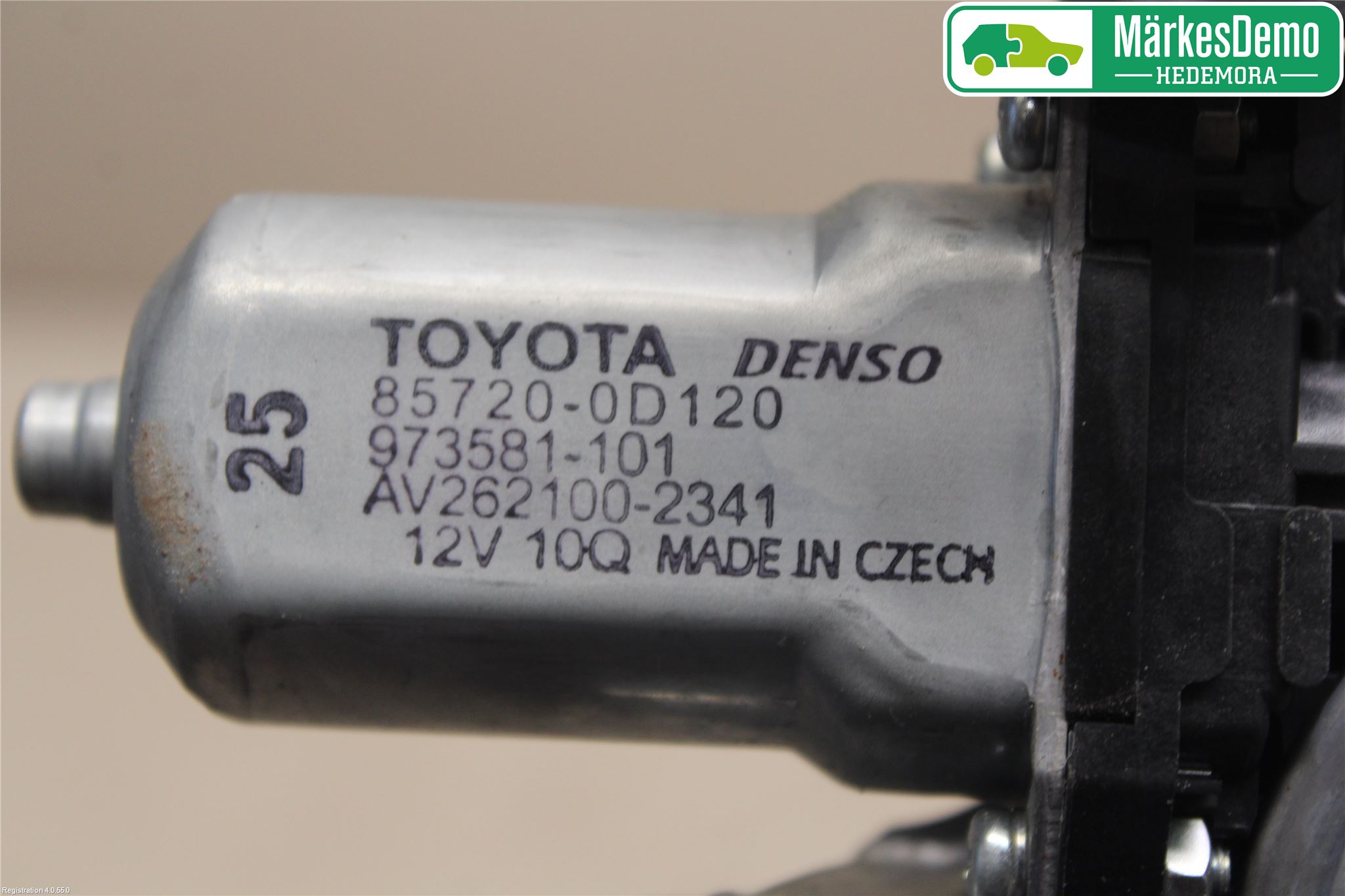 Toyota AURIS 13-19 Fönsterhiss El Kompl