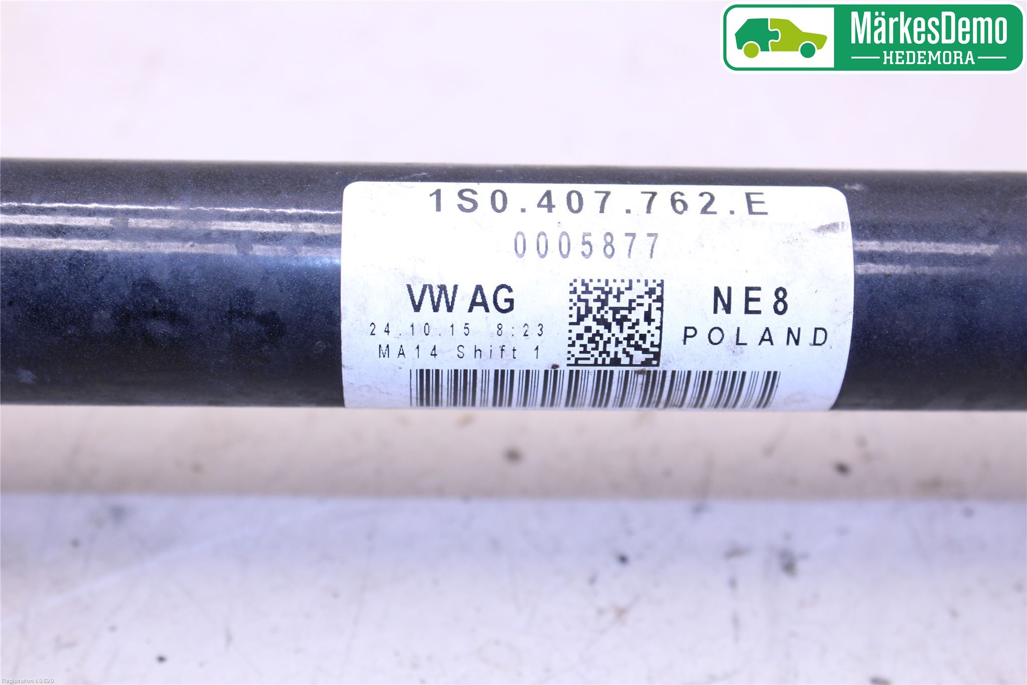 Seat Mii / Mii electric Drivaxel Fram Höger