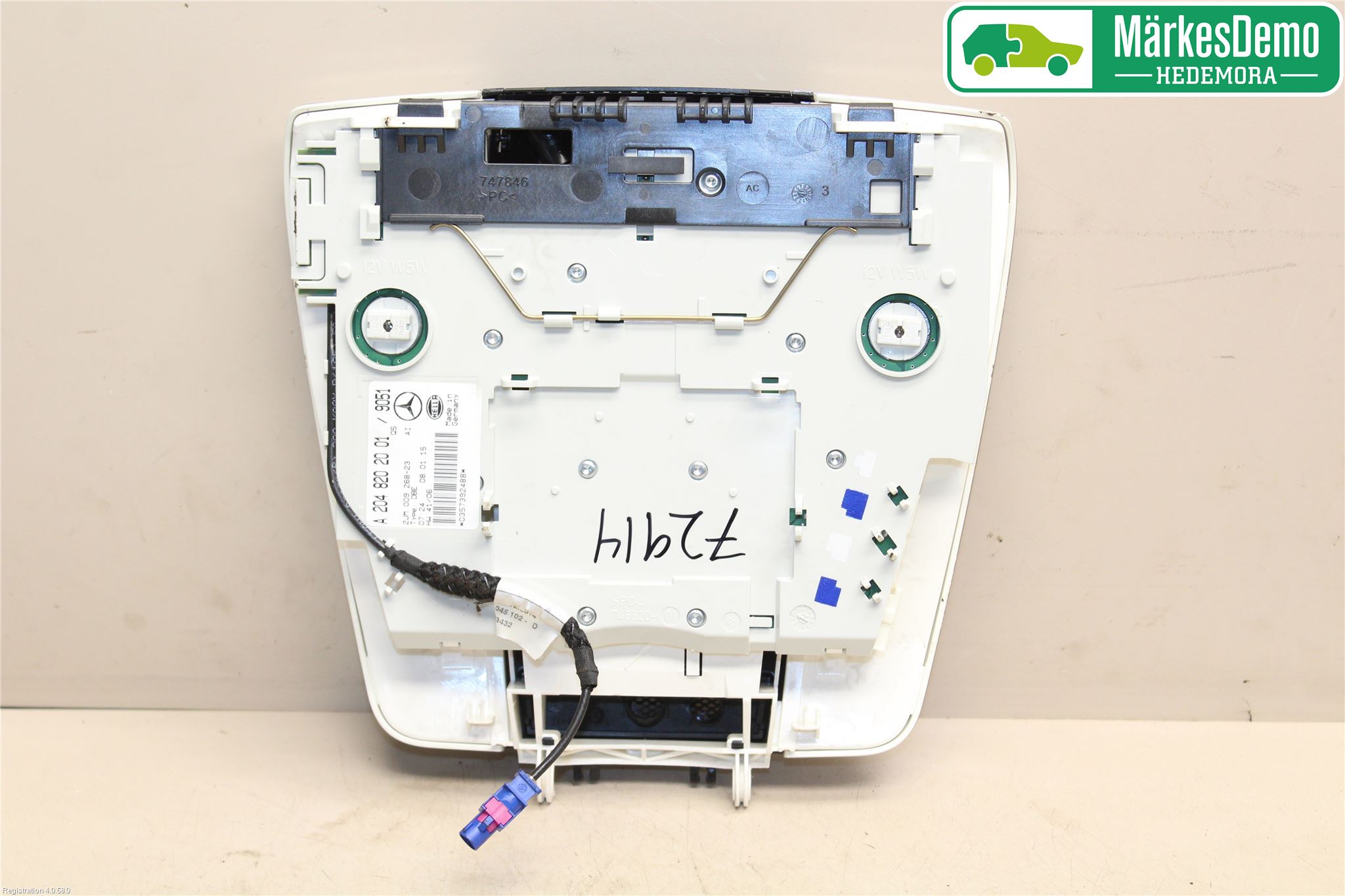 Mercedes-Benz MB GLK-KLASS (X204) 08-16 Innerbelysning