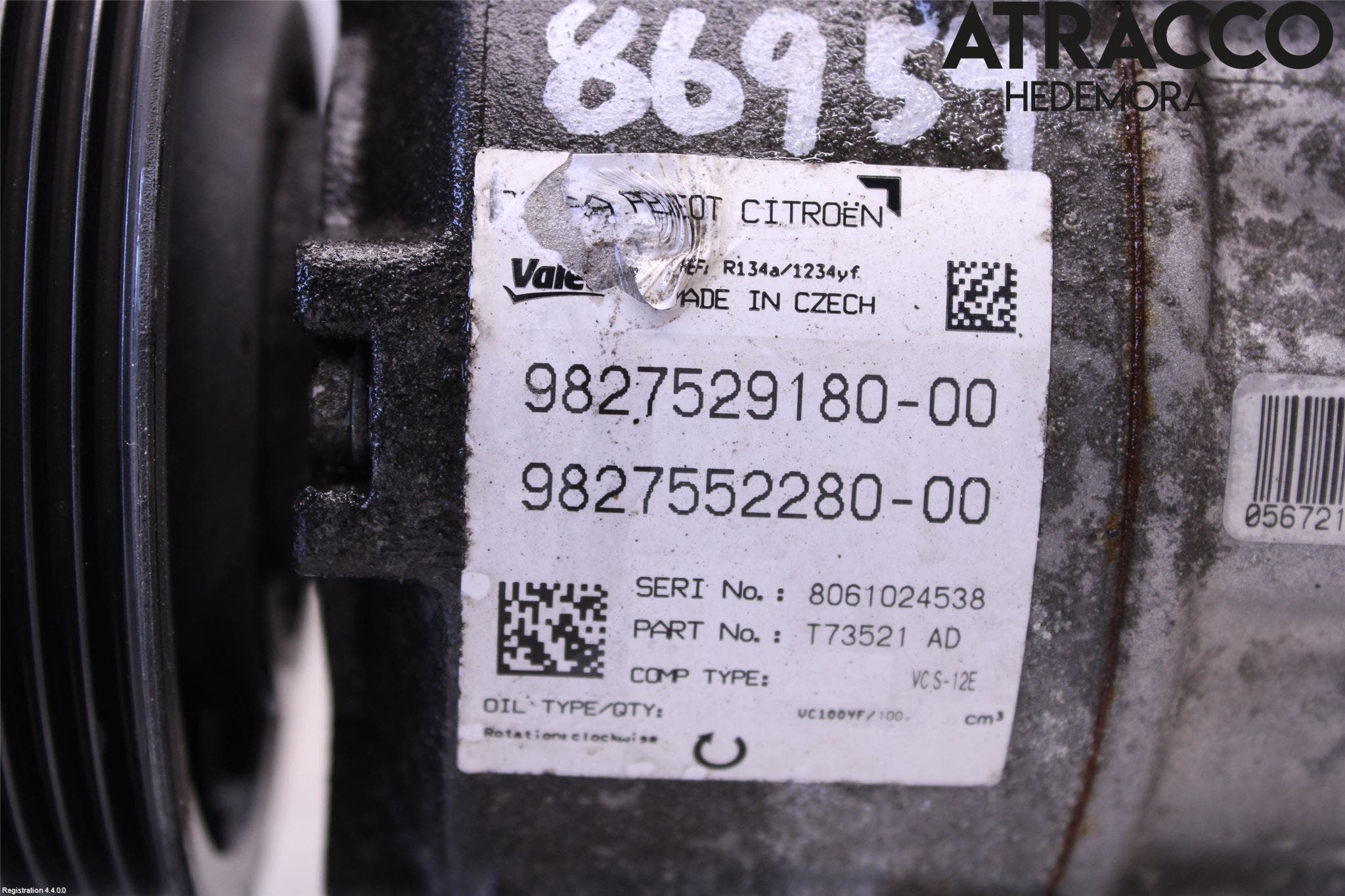 Peugeot 308 14-21 Ac Kompressor