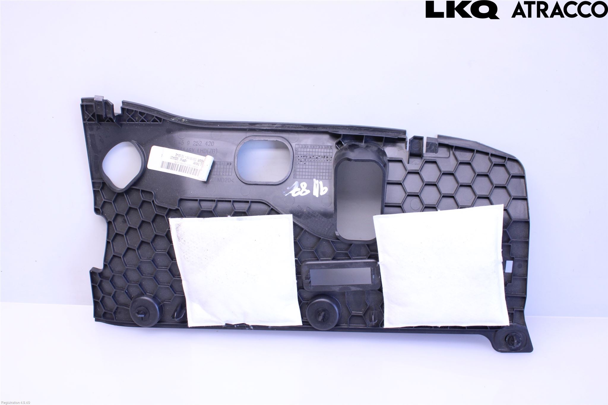 BMW X6 F16 14-19 Instrumentbräda Sparkskydd