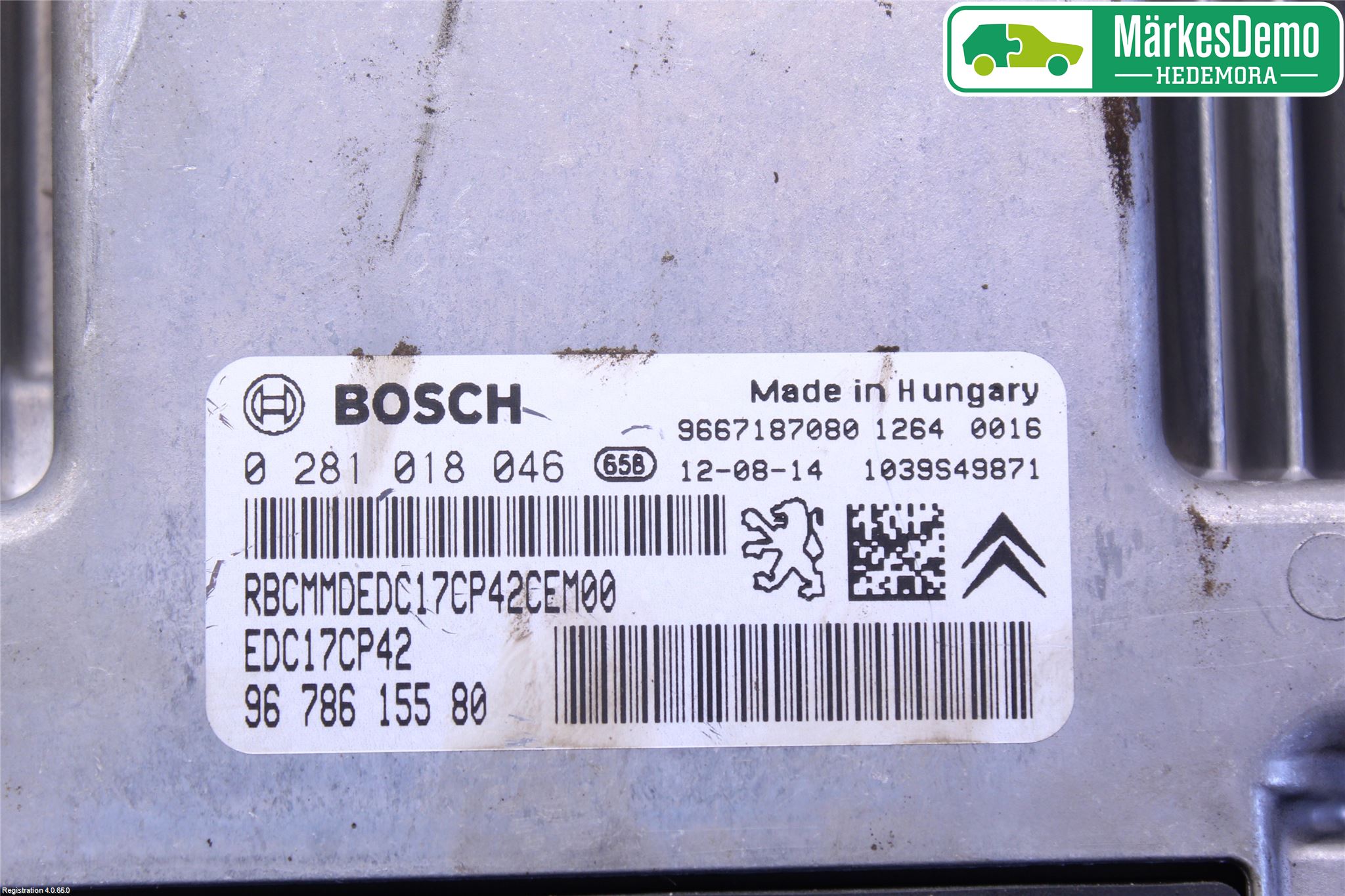 Citroen C5 08-17 Styrenhet Inspump Diesel