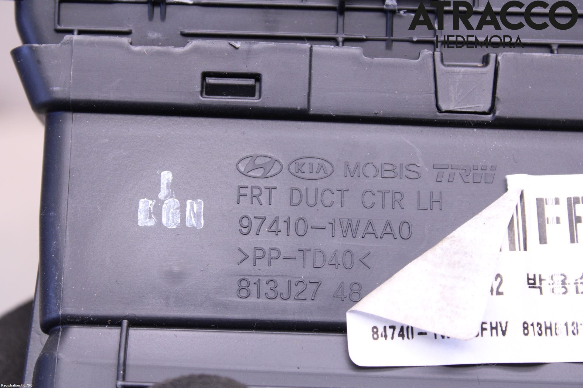 Kia RIO 12-16 Defrosterkanal-Munstycke