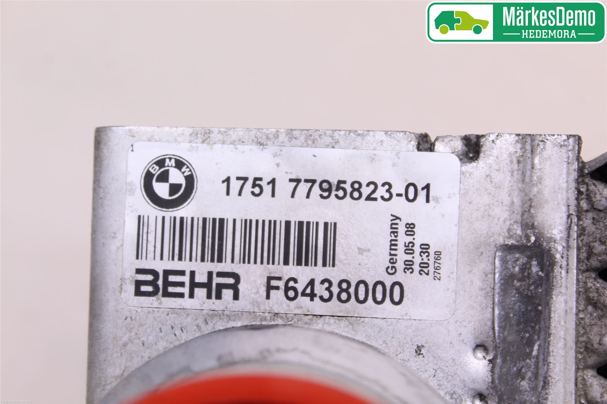 BMW 5 E60/61 Sed/Tou 02-10 Laddluft-Intercooler Kyl