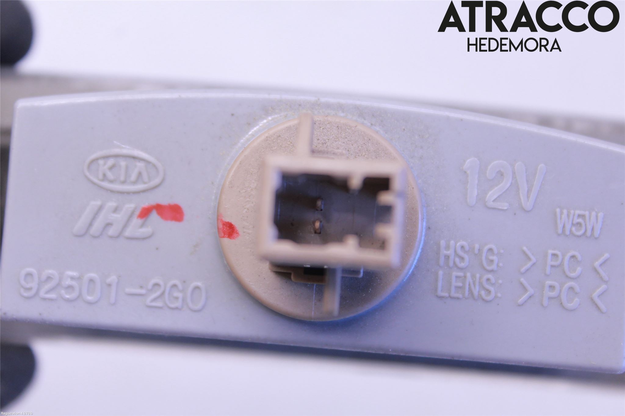 Hyundai i40 08-15 Skylt Belysning