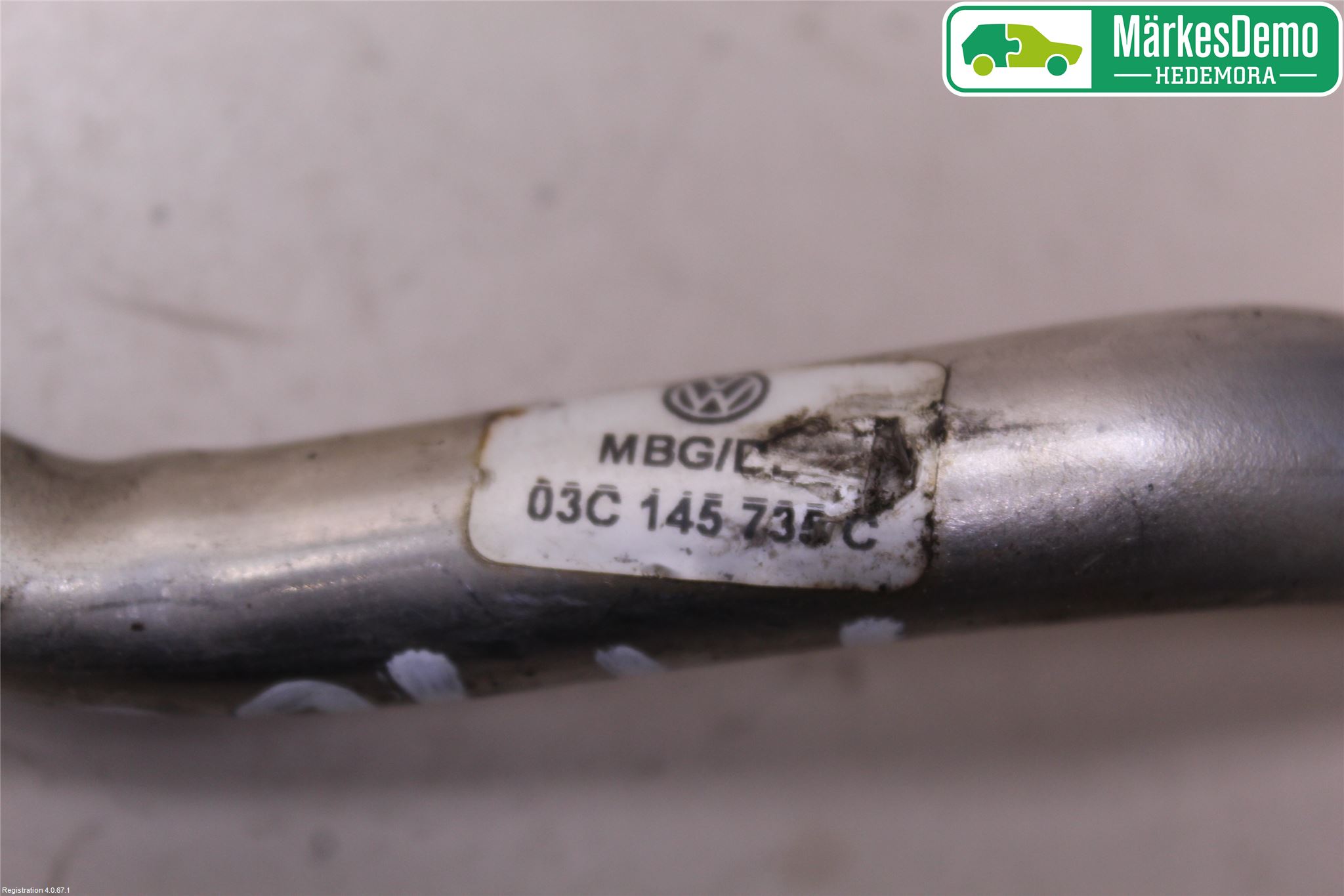 Volkswagen VW SCIROCCO 09-17 Turbooljerör