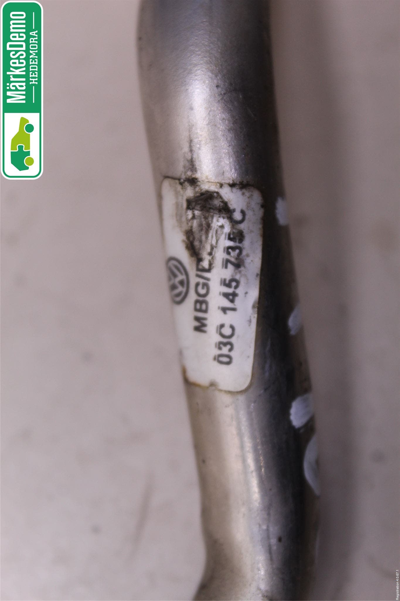 Volkswagen VW SCIROCCO 09-17 Turbooljerör