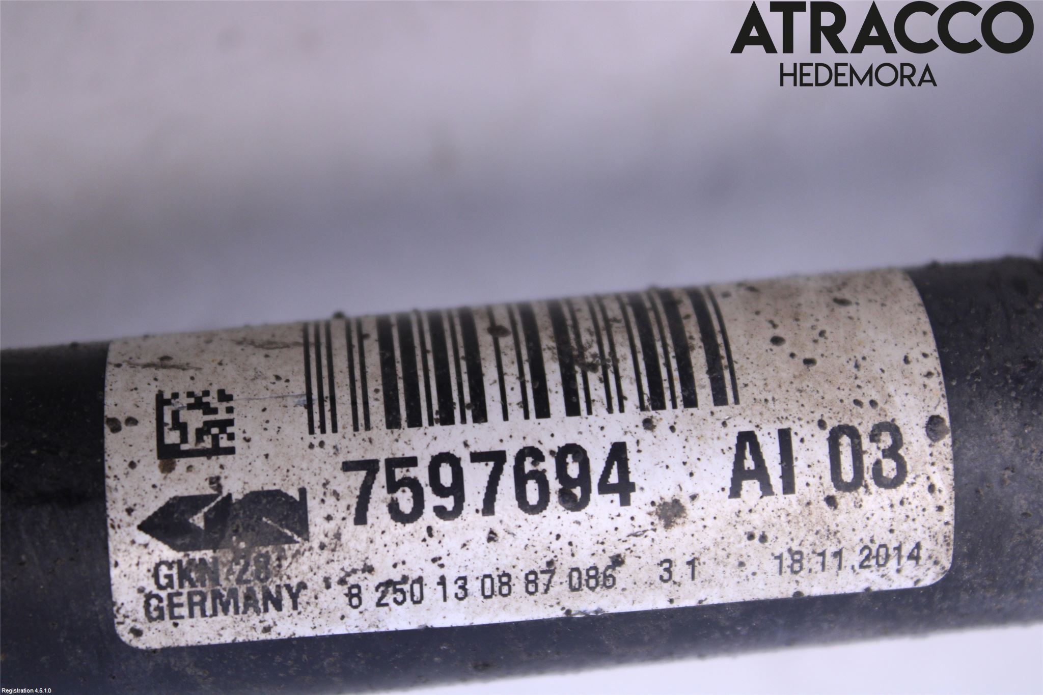 BMW 4 F32/F33/F82/F83 13-20 Drivaxel Fram Höger