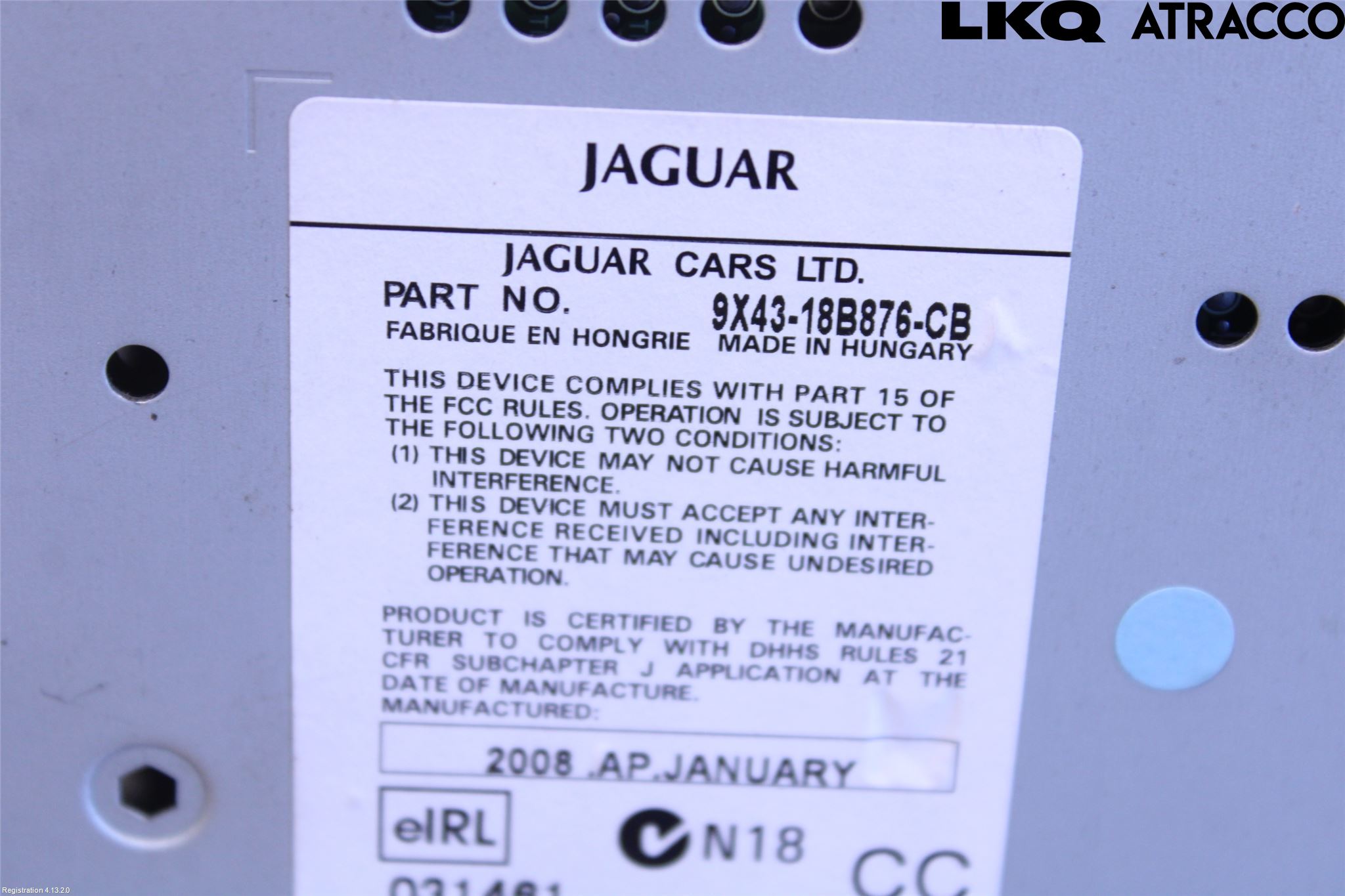 Jaguar X-TYPE Cd Radio - Multimediapanel