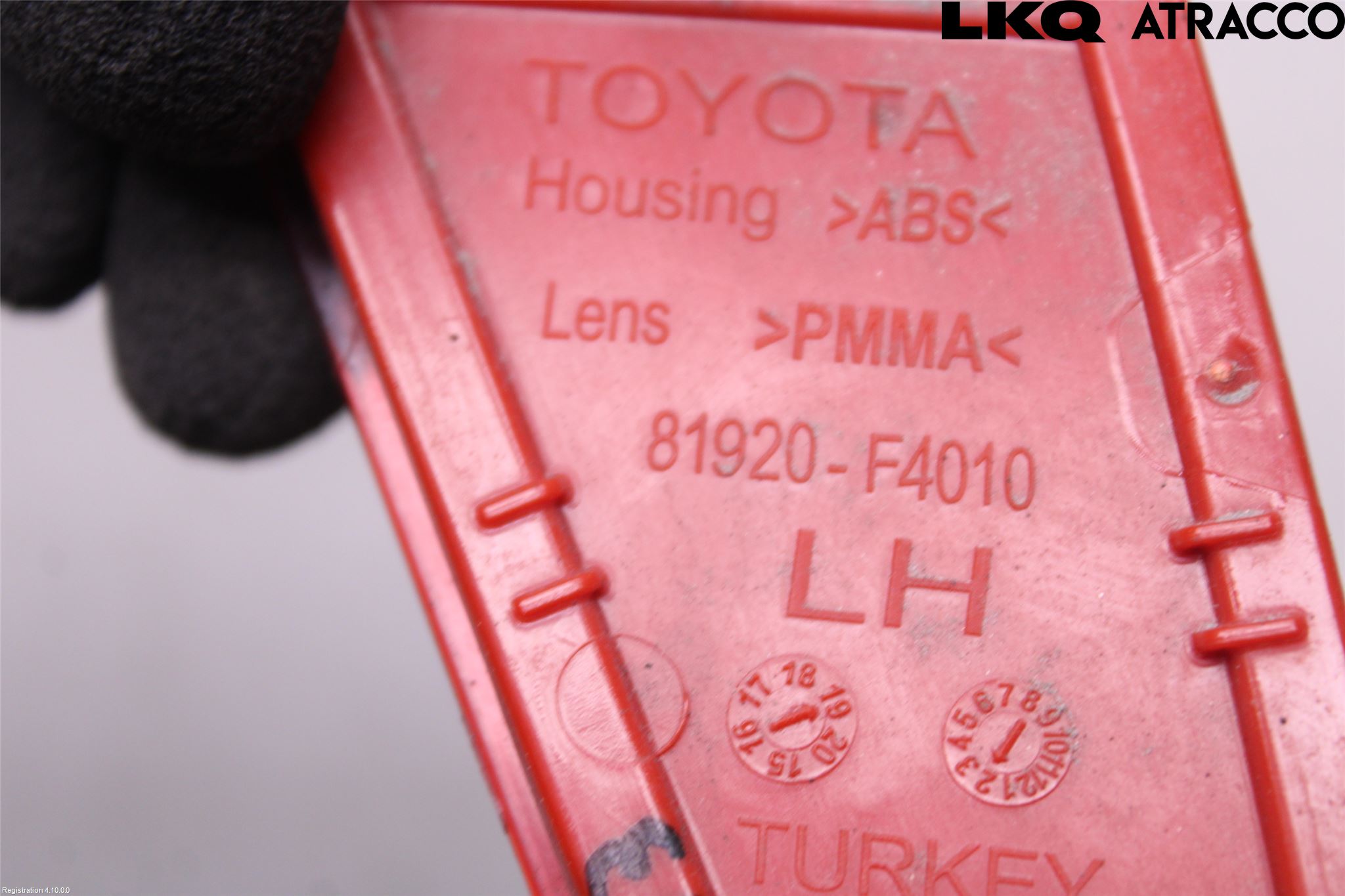 Toyota C-HR 16-23 Dimljus/Reflex Bak