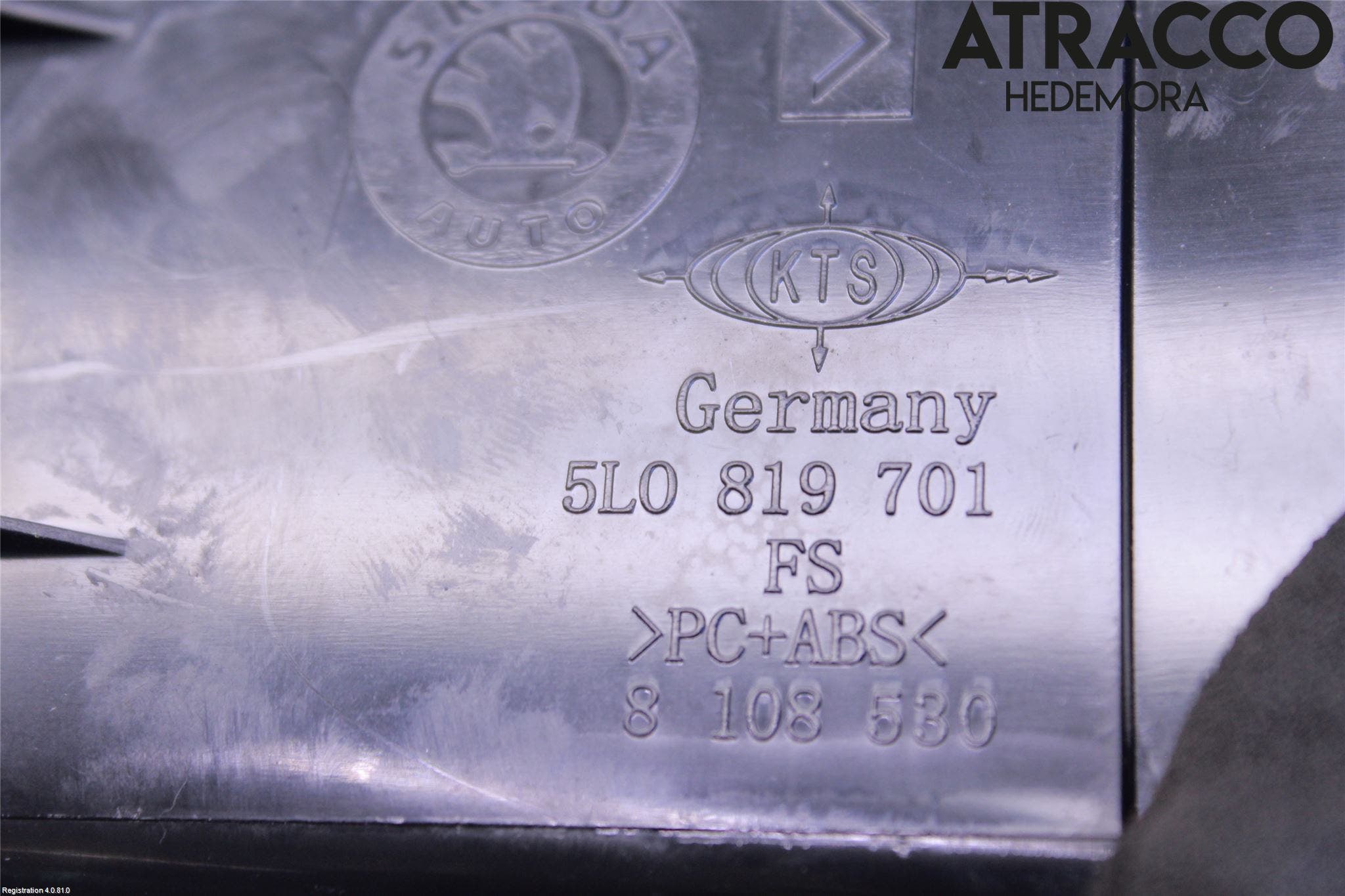 Skoda YETI Defrosterkanal-Munstycke