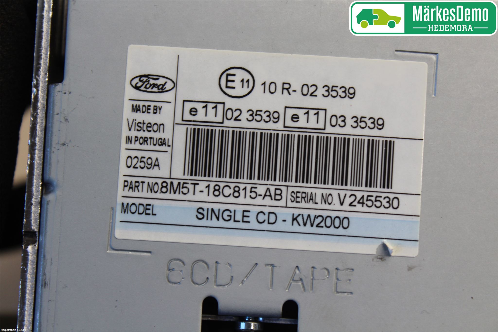 Ford FOCUS 08-11 Cd Radio - Multimediapanel