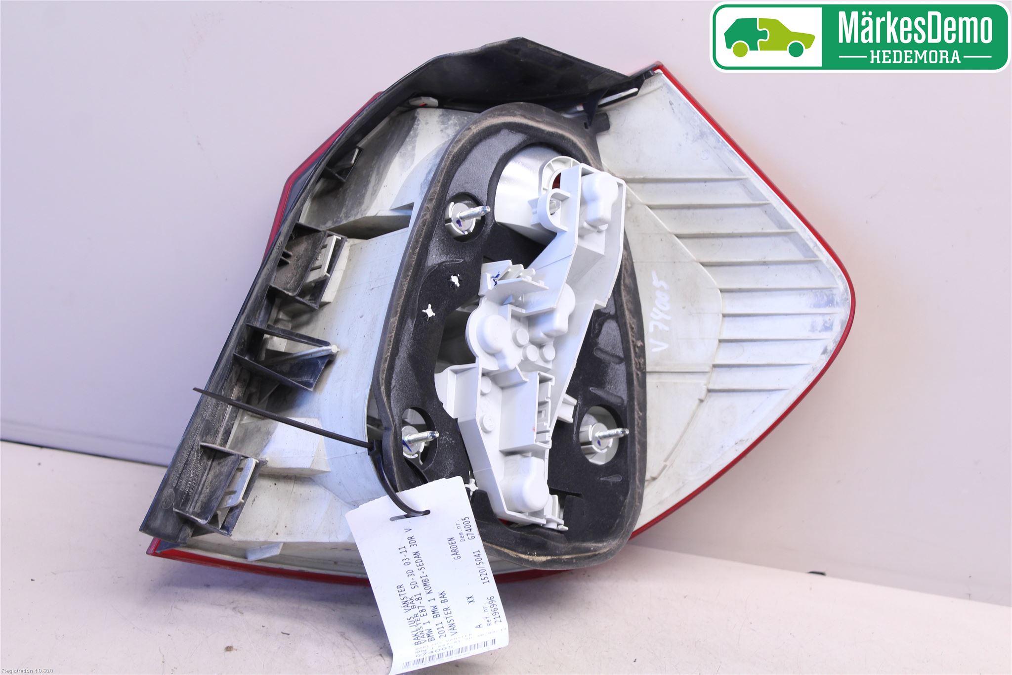 BMW 1 E87/81 5D/3D 03-11 Bakljus Vänster