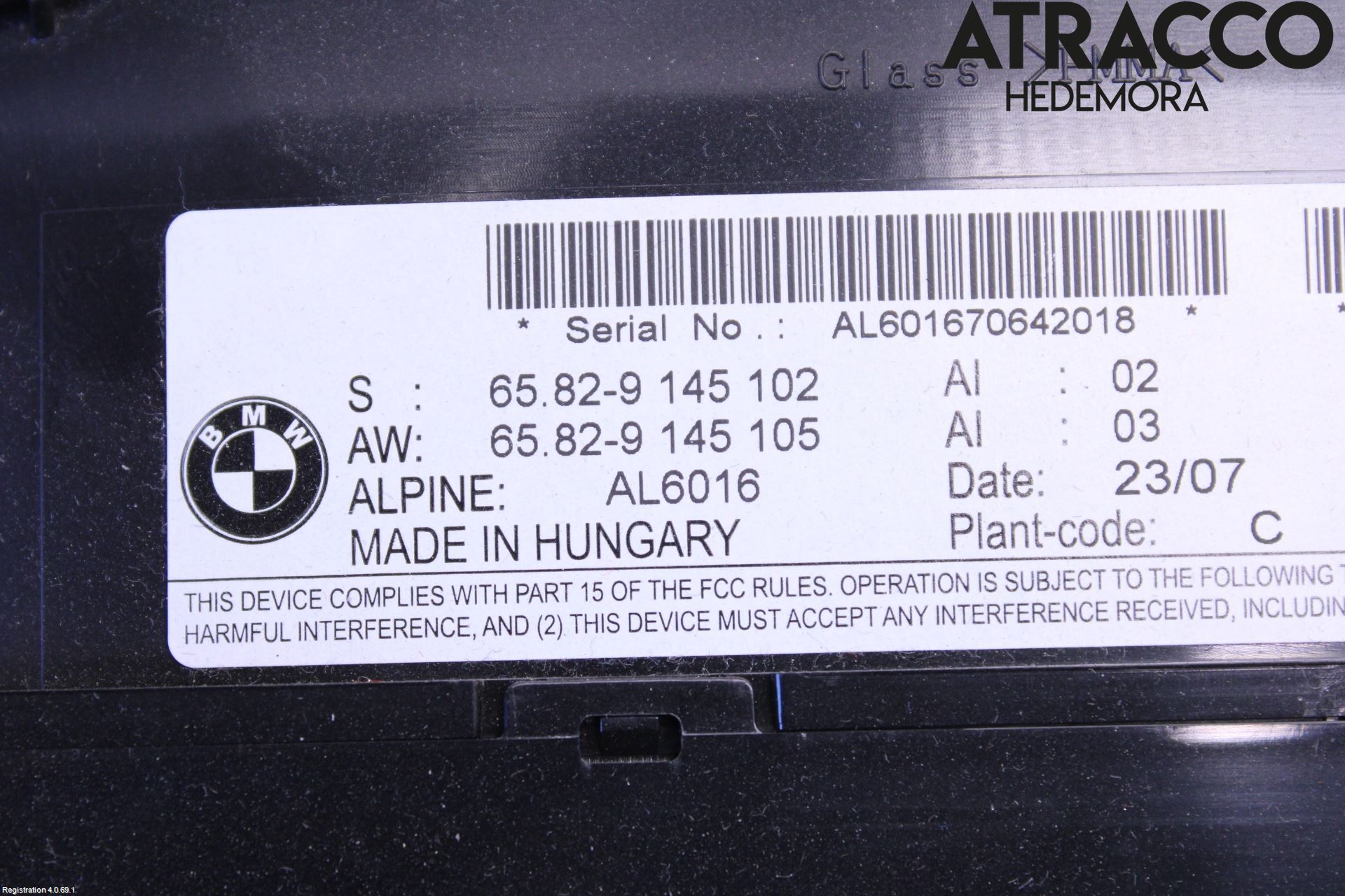 BMW 3 E92/93 Coupé/Cab 05-14 Cd Radio - Multimediapanel