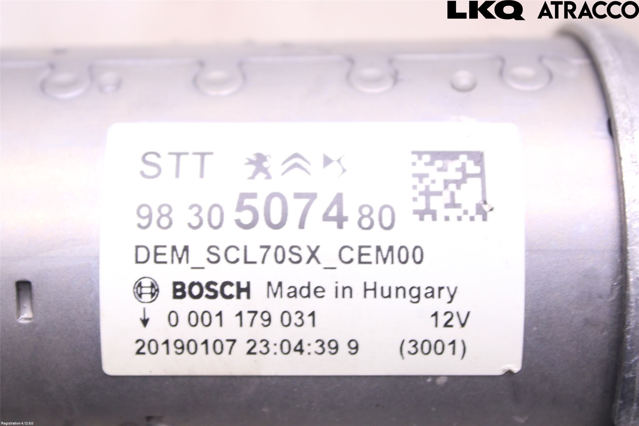 Peugeot 308 14-21 Startmotor