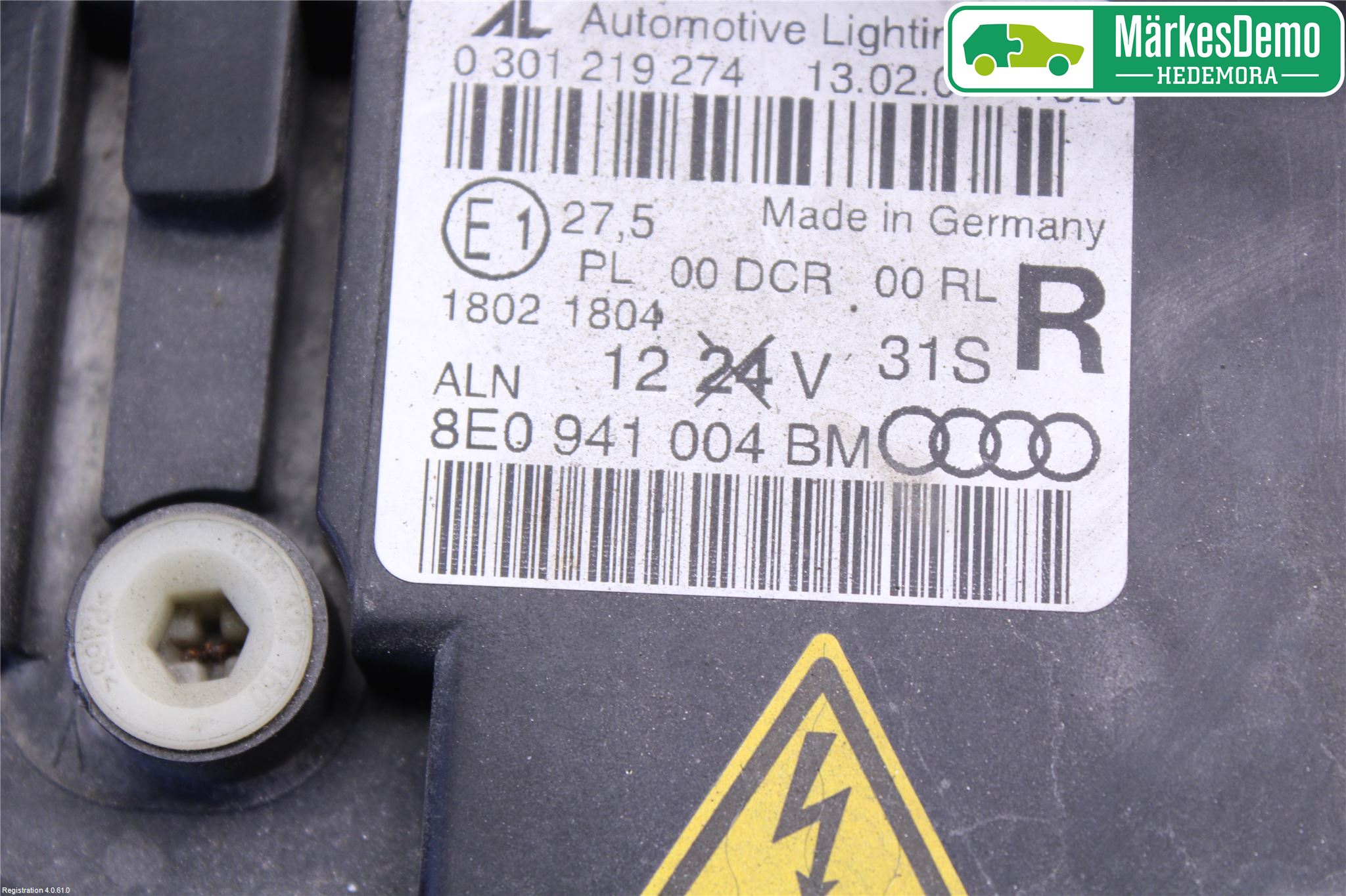 Audi A4/S4 05-07 Strålkastare Höger