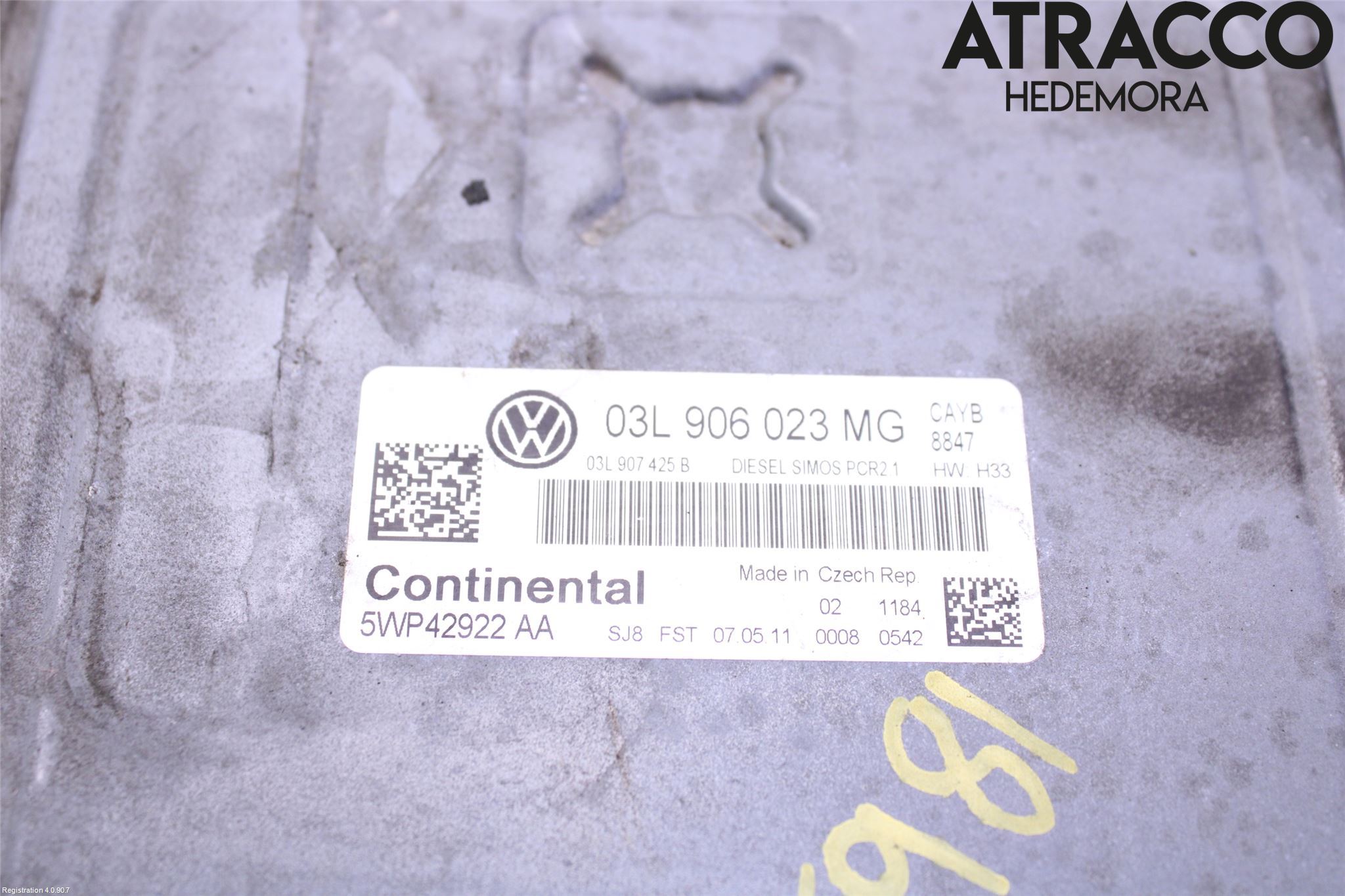 Volkswagen VW POLO 10-17 Styrenhet Insprut Bensin