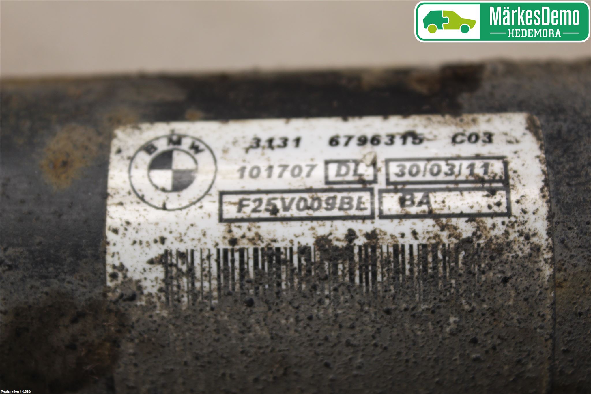 BMW X3 F25 10-17 Fjäderben Fram Vänster