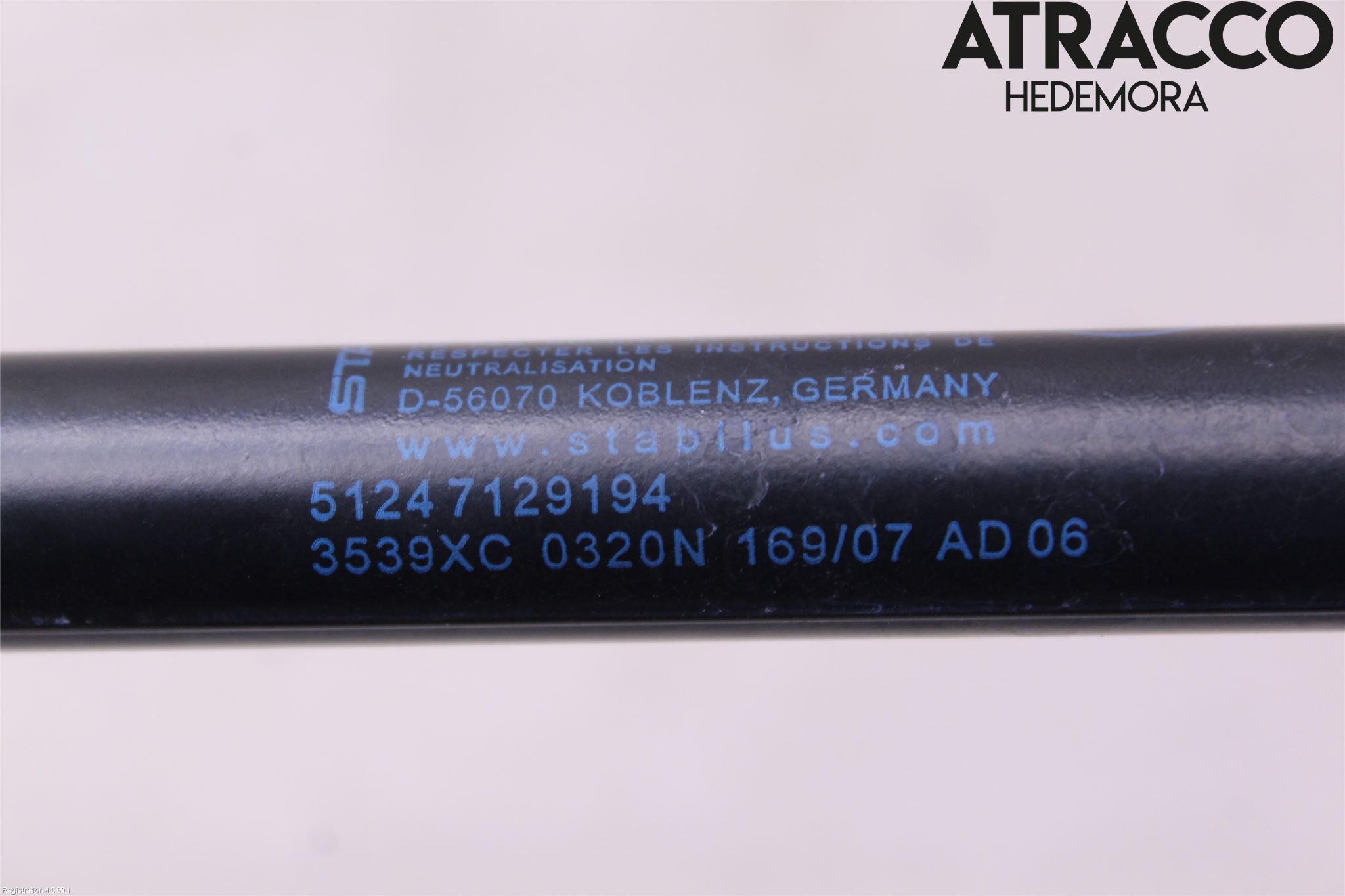 BMW 3 E92/93 Coupé/Cab 05-14 Gasfjäder Baklucka