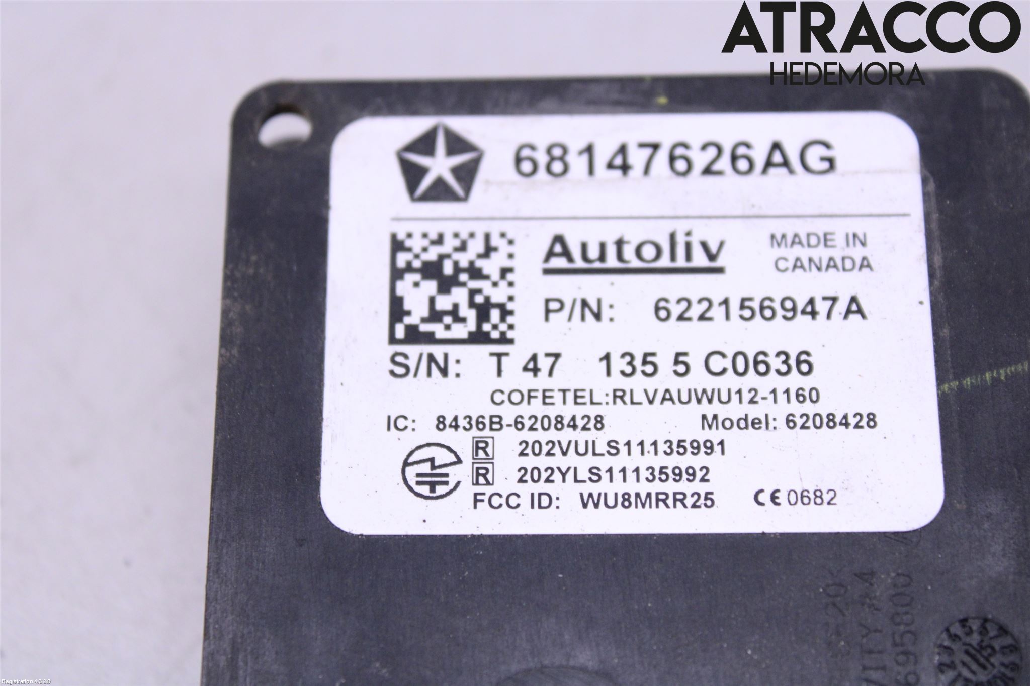 Jeep COMPASS Sensor Aktivt Kollisionsskydd