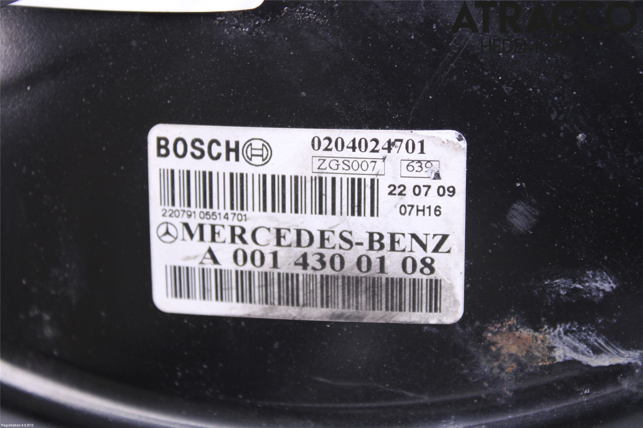 Mercedes-Benz MB VITO/VIANO (W639) 04-14 Bromsservo