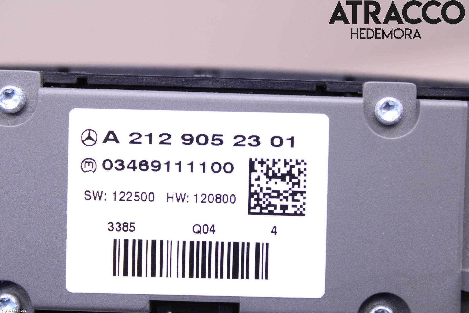 Mercedes-Benz MB E-KLASS (W212) 09-16 Strömställare Multifunktion