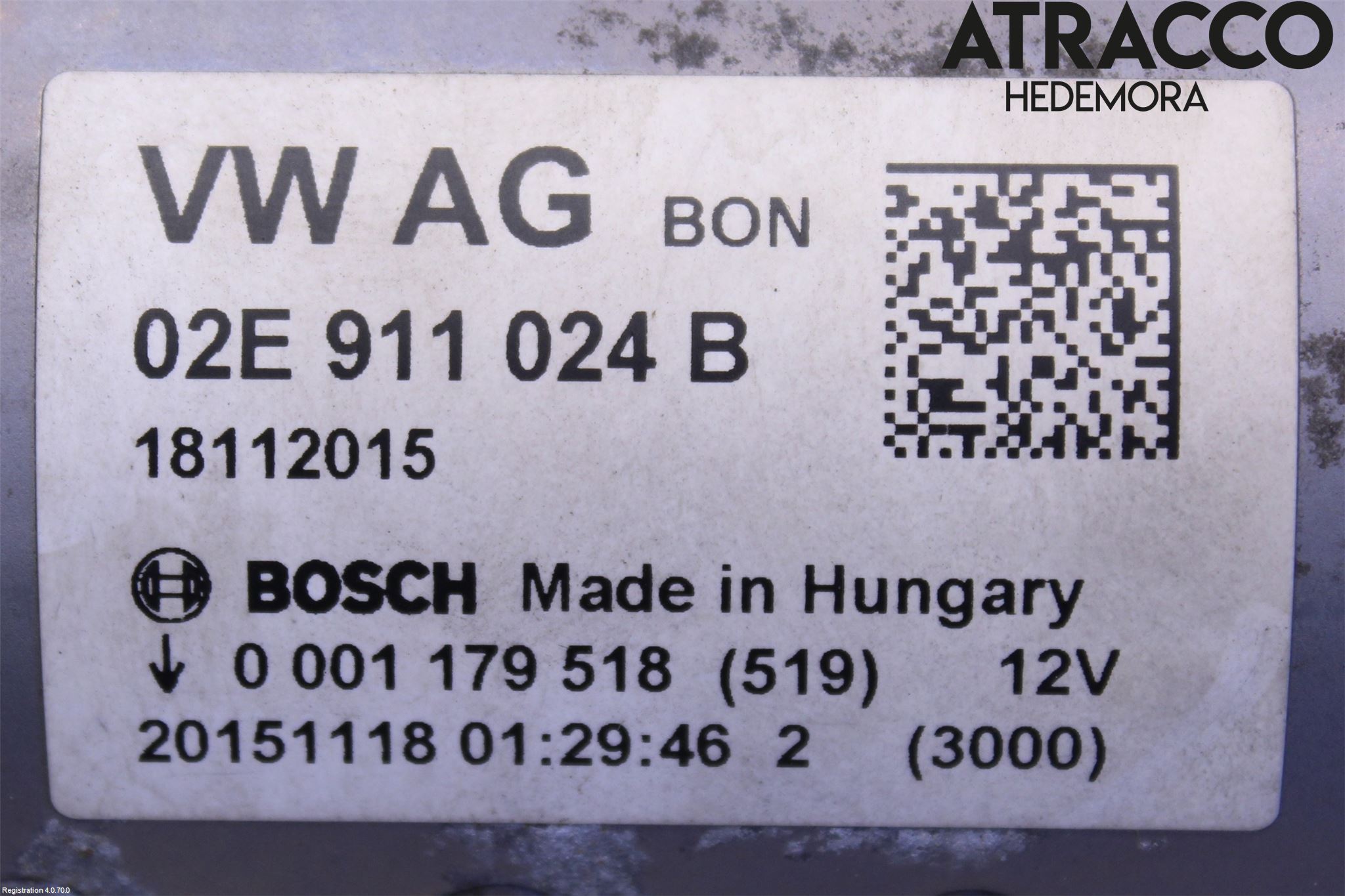 Volkswagen VW GOLF / E-GOLF VII 13-20 Startmotor