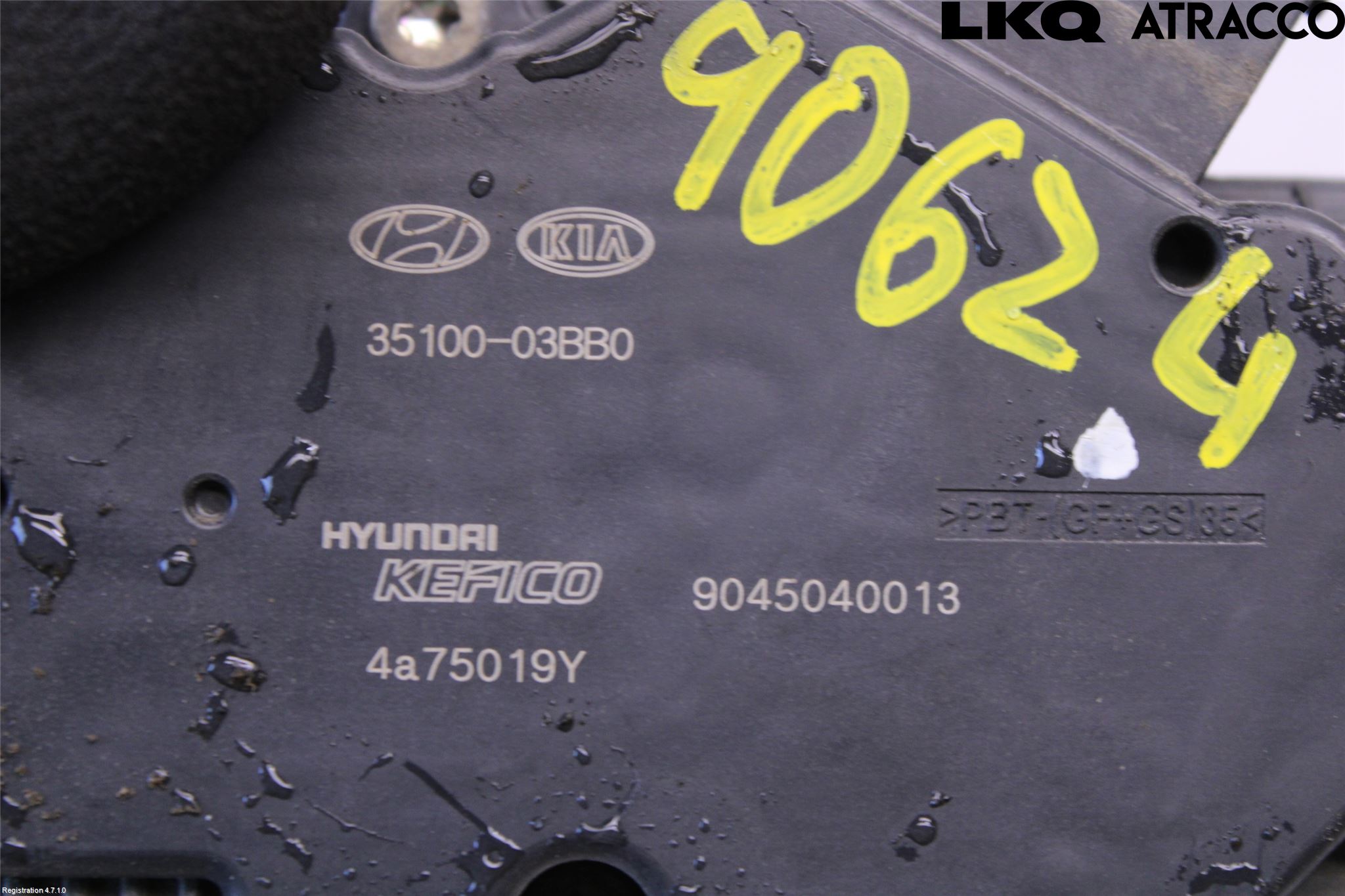 Kia PICANTO 17- Injspjällhus