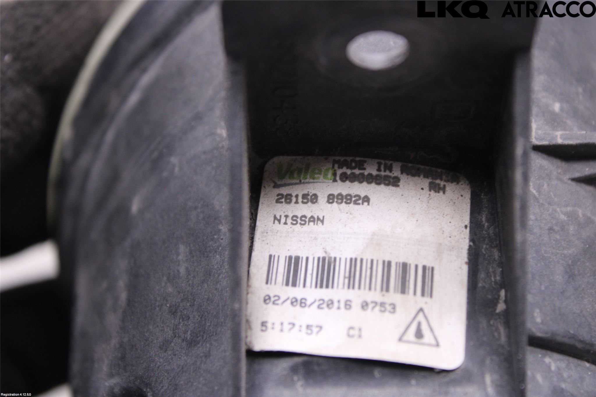 Nissan JUKE 14-19 Dimljus-Varselljus Fram