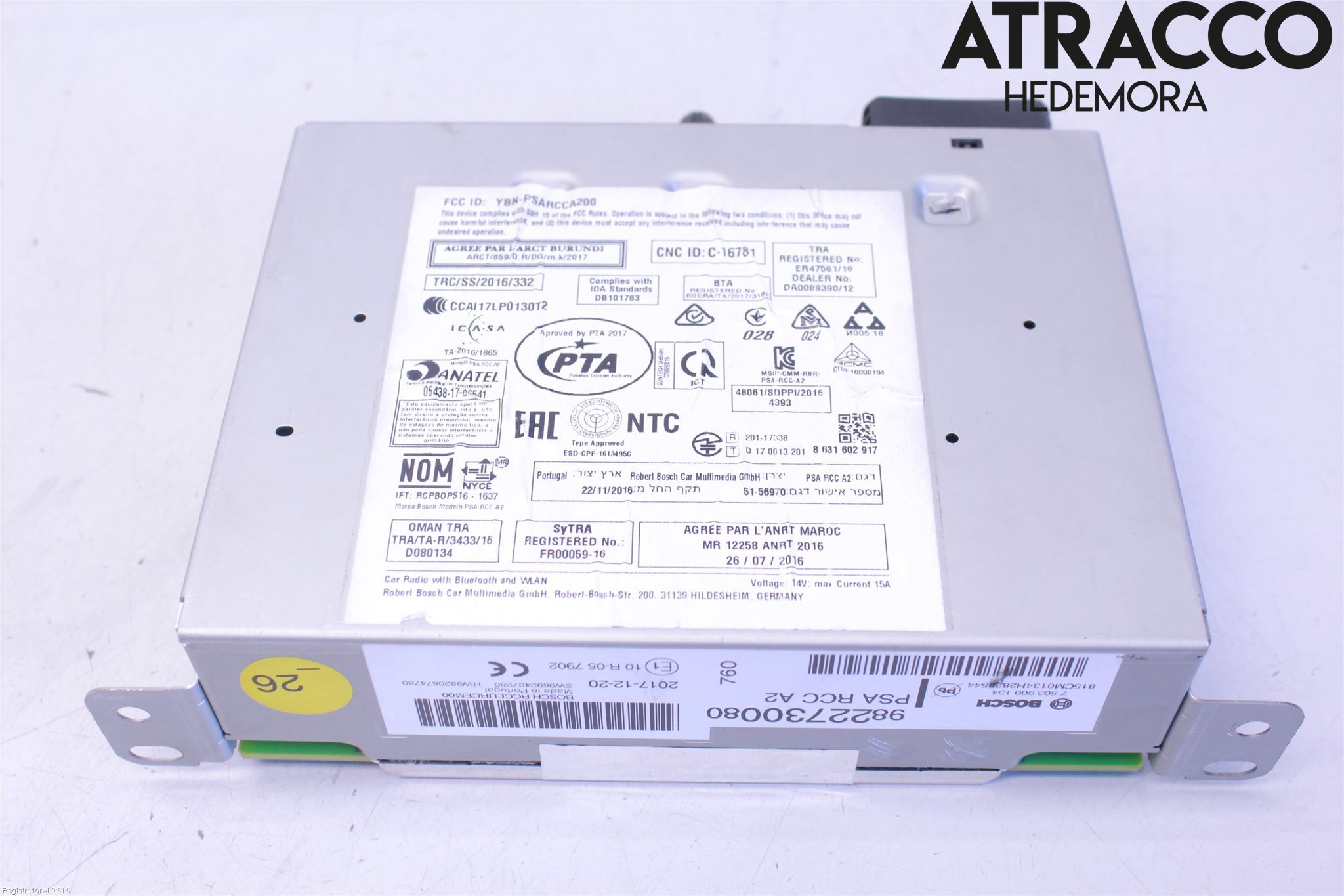 Peugeot 2008 13-20 Cd Radio - Multimediapanel