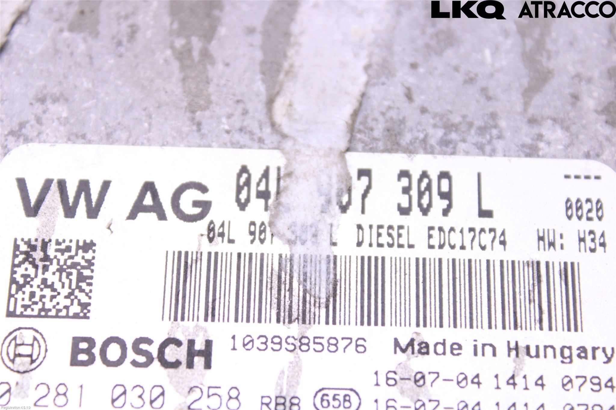 Audi A4/S4 B9 16-19 Styrenhet Inspump Diesel