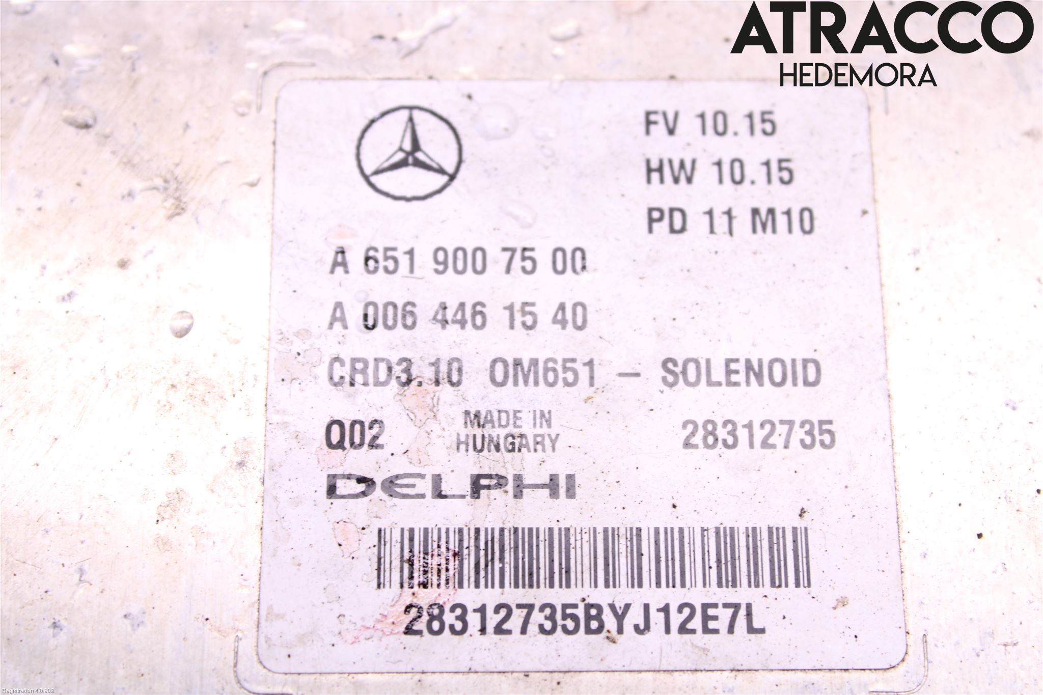 Mercedes-Benz MB C-KLASS (W204) 07-15 Styrenhet Inspump Diesel