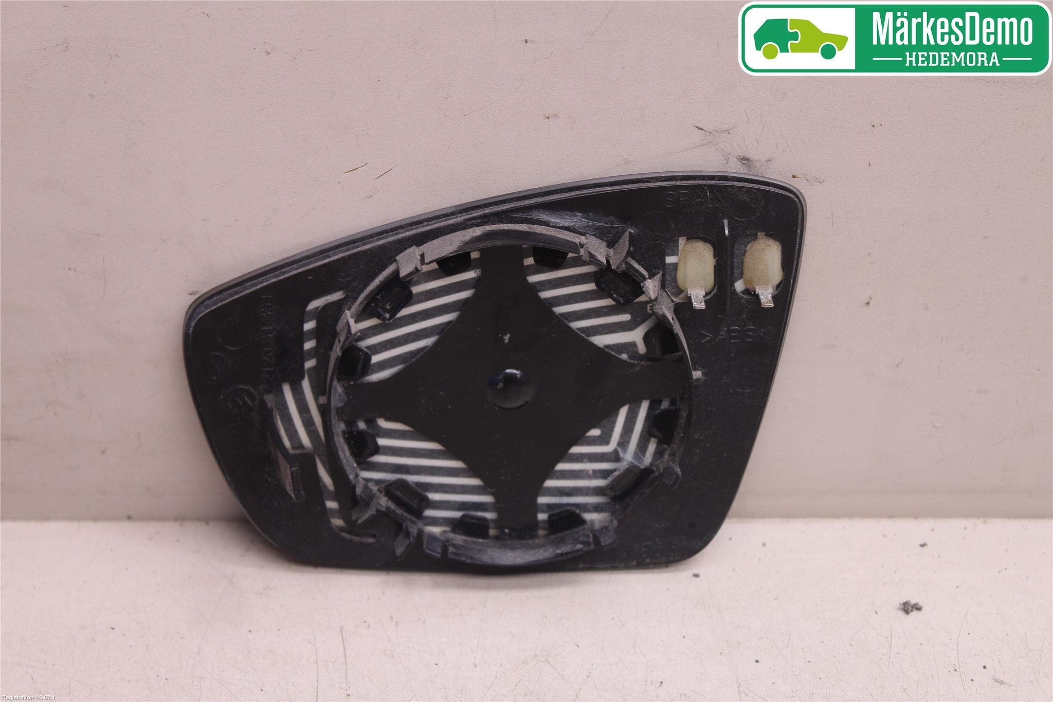 Volkswagen VW POLO 10-17 Spegelglas Hö