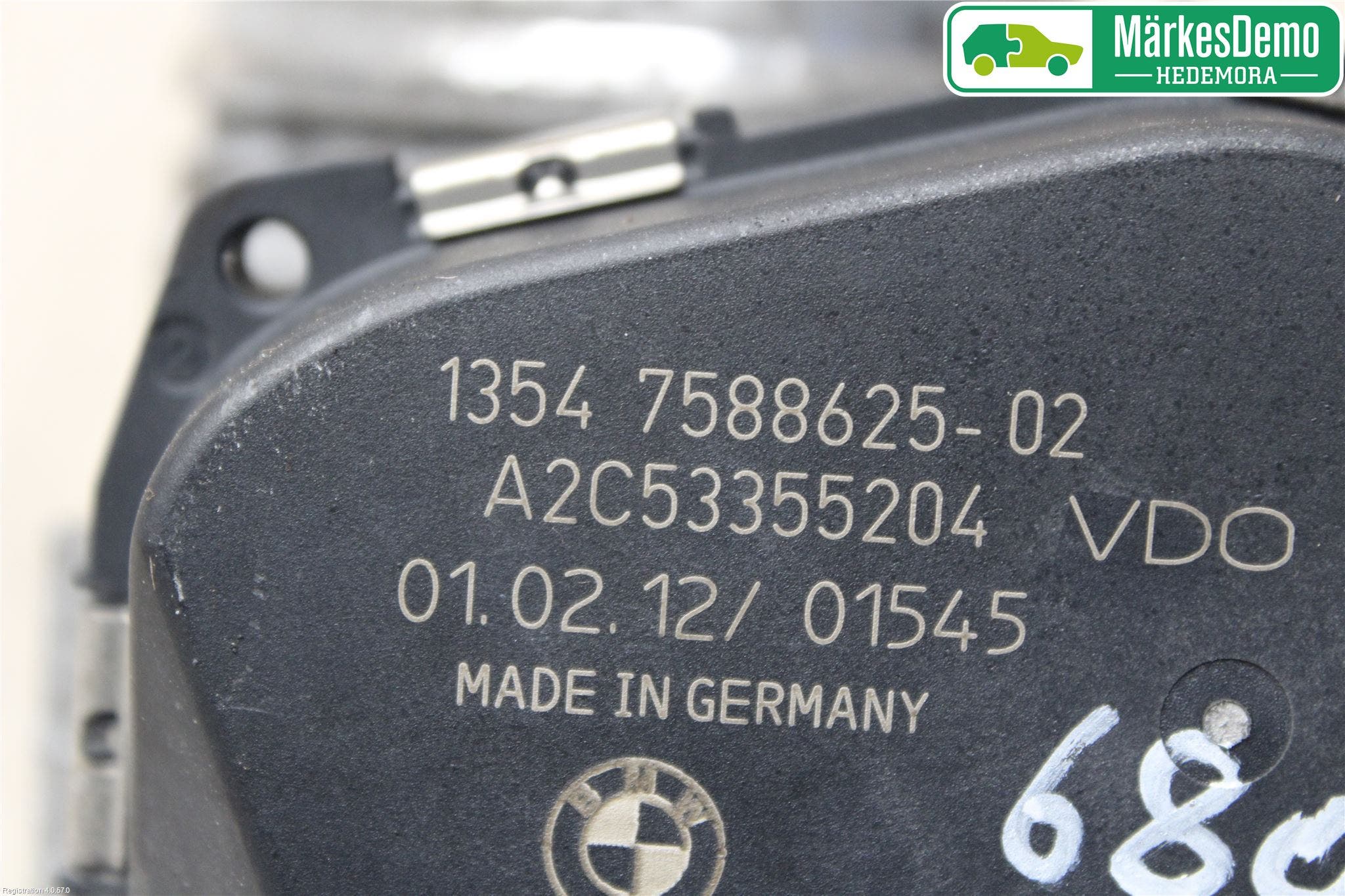 BMW 3 F30/F31/F80 12-19 Injspjällhus