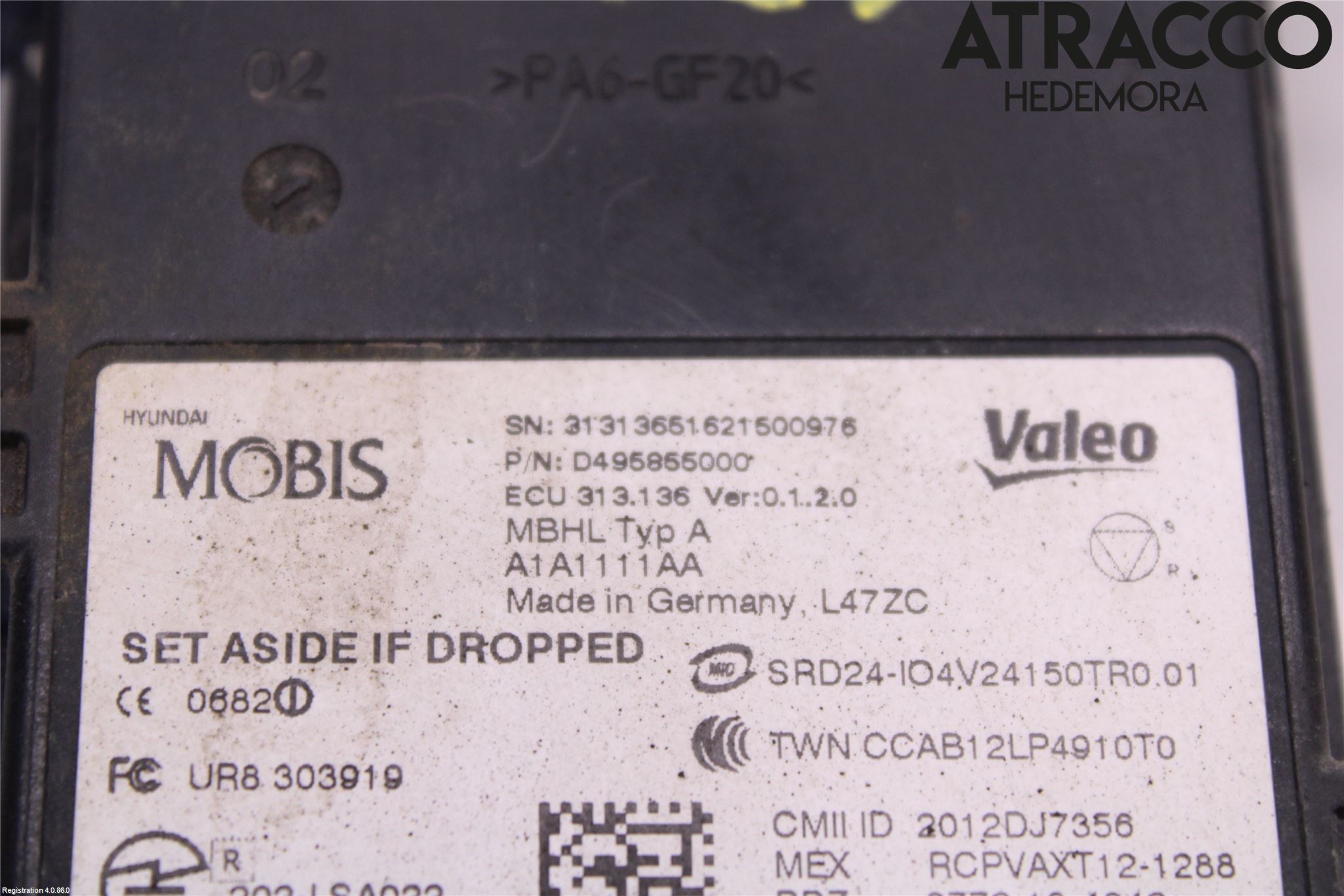 Kia OPTIMA 16-20 Sensor Aktivt Kollisionsskydd