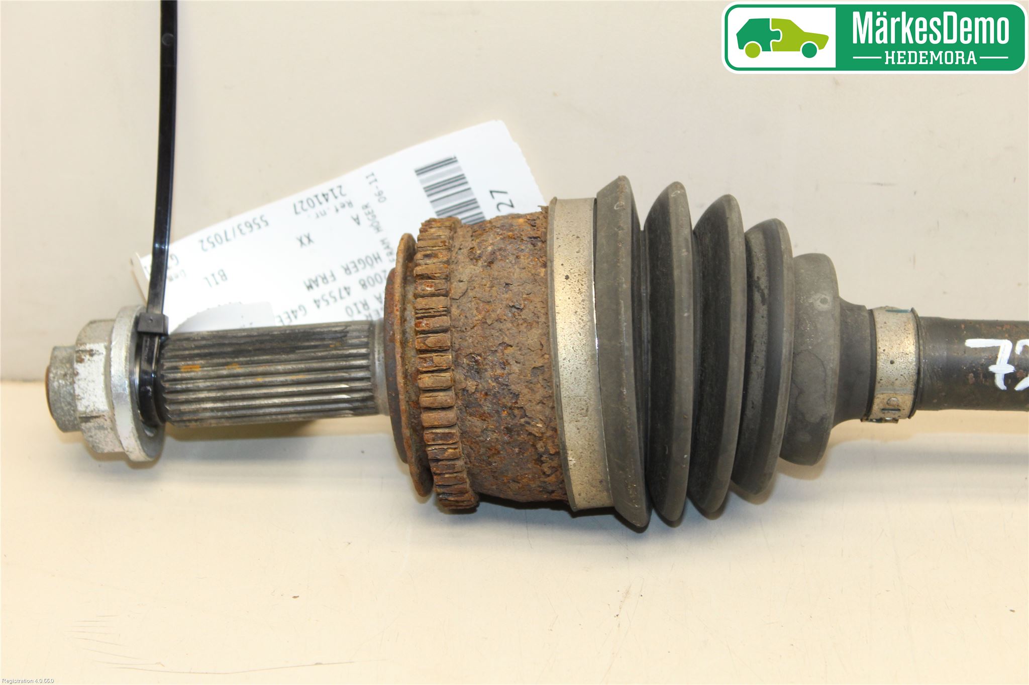 Kia RIO 06-11 Drivaxel Fram Höger