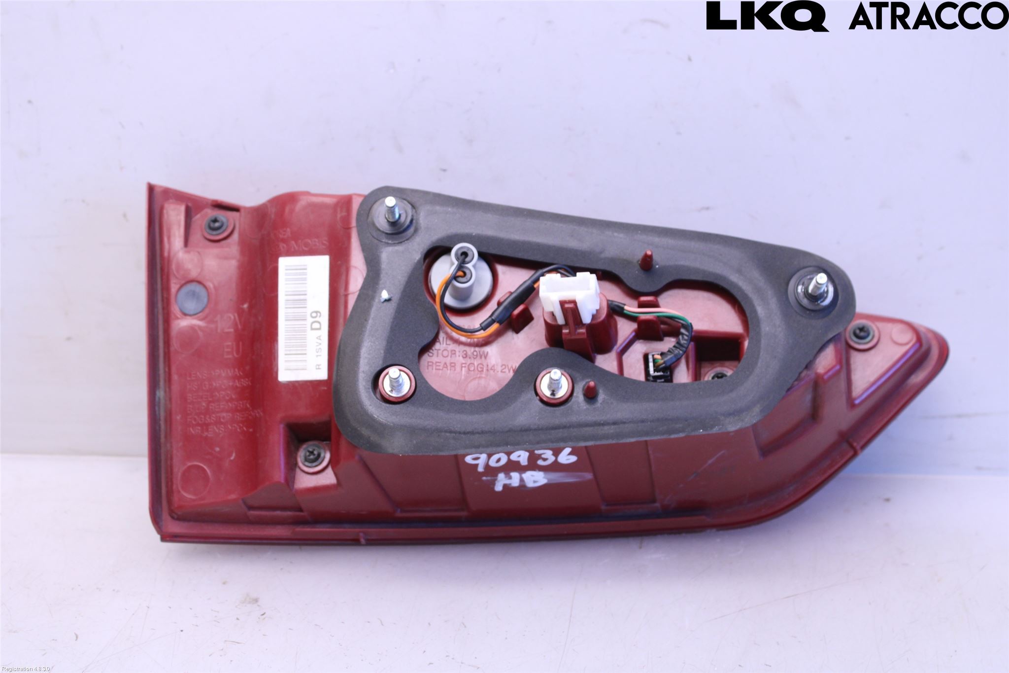 Kia OPTIMA 16-20 Bakljus Lucka Hö