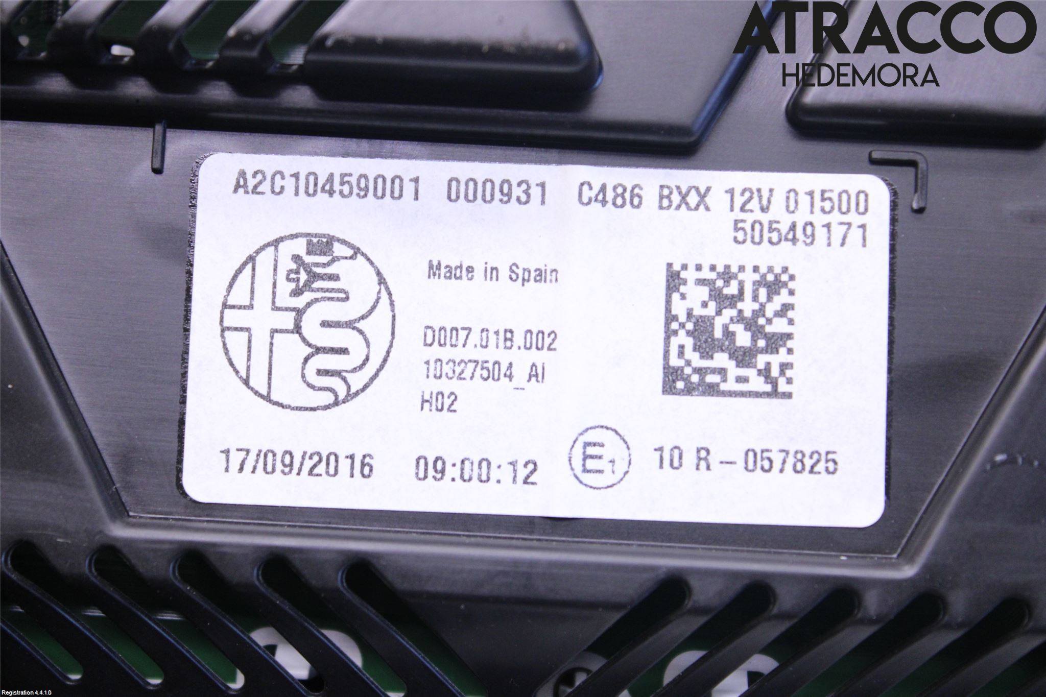 Alfa GIULIA Instrument Komb