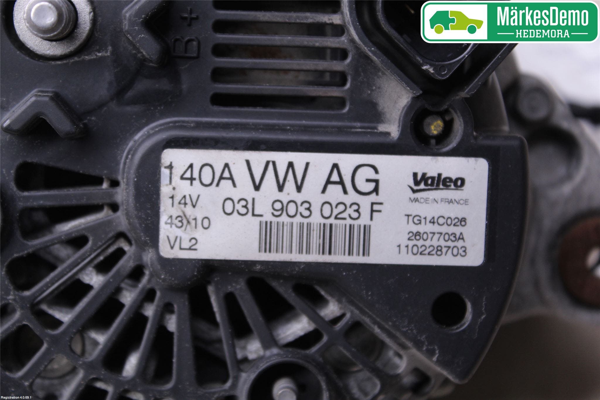 Volkswagen VW GOLF VI 09-13 Generator